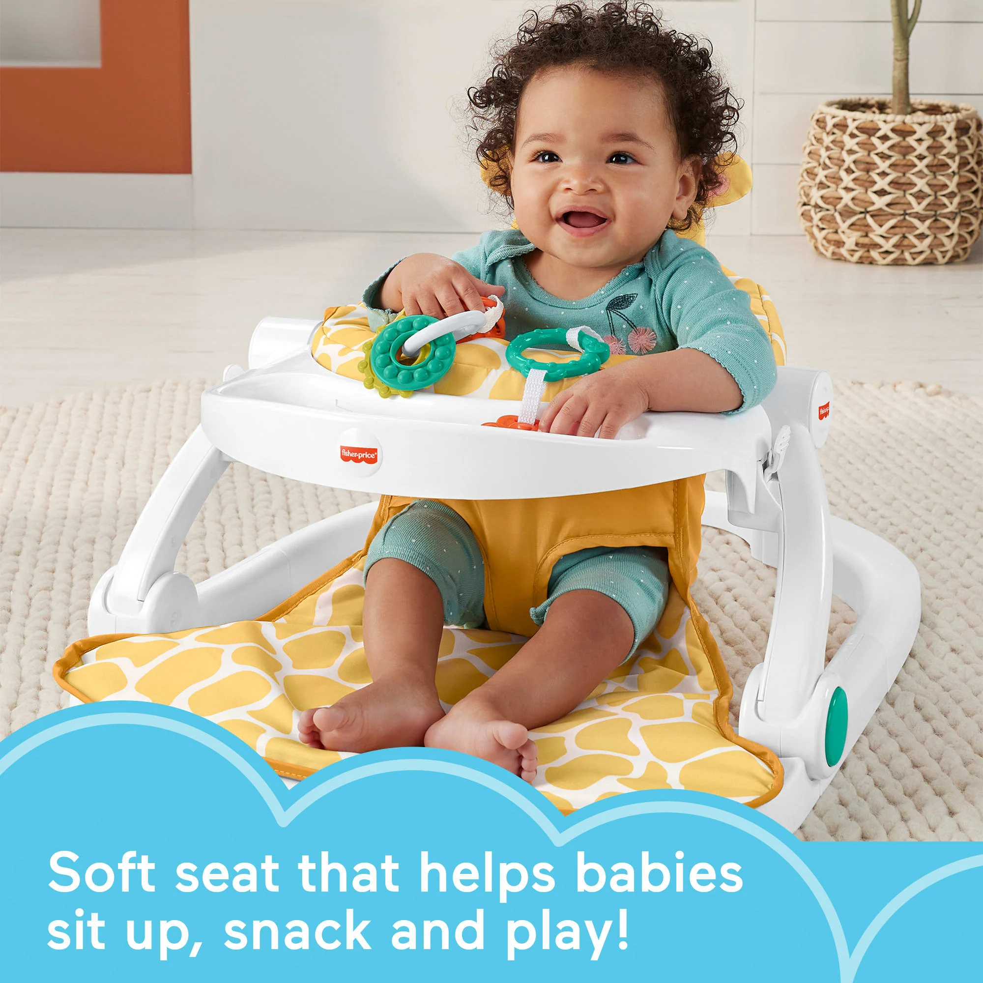 Fisher-Price Sit-Me-Up Floor Seat With Tray - Image 2