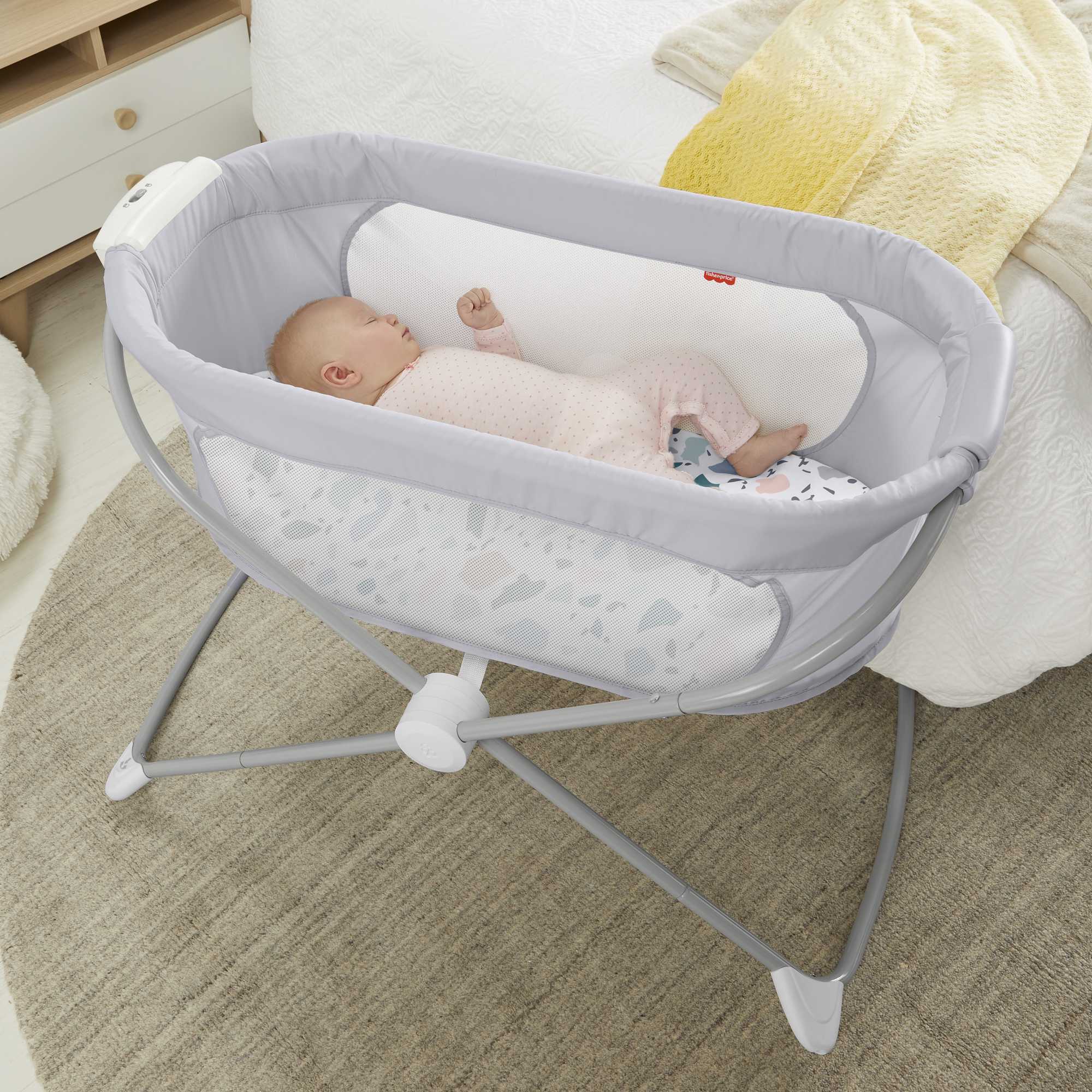 Fisher-Price Soothing View Bassinet Cradle For Infants - Image 2