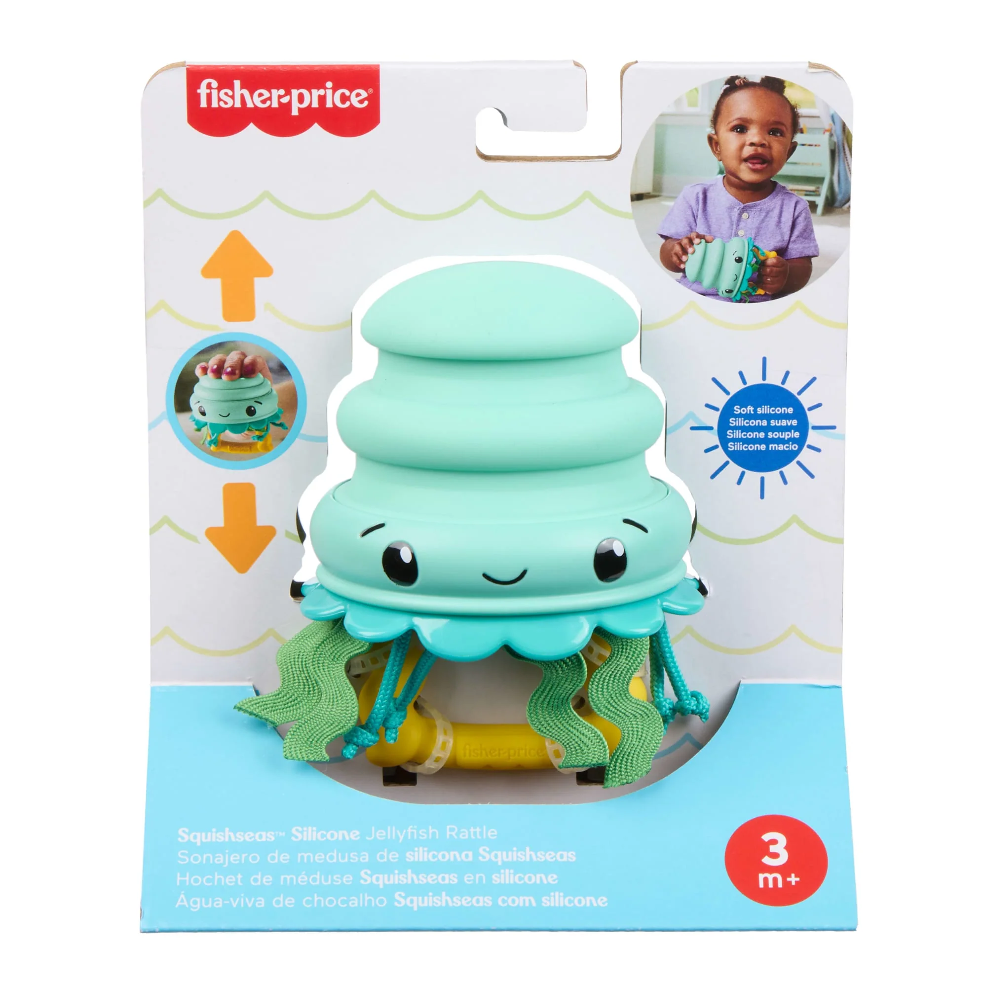 Collezione Di Sonaglini in Silicone E Fisher-Price Per Neonati, I Modelli Possono Variare - Image 3