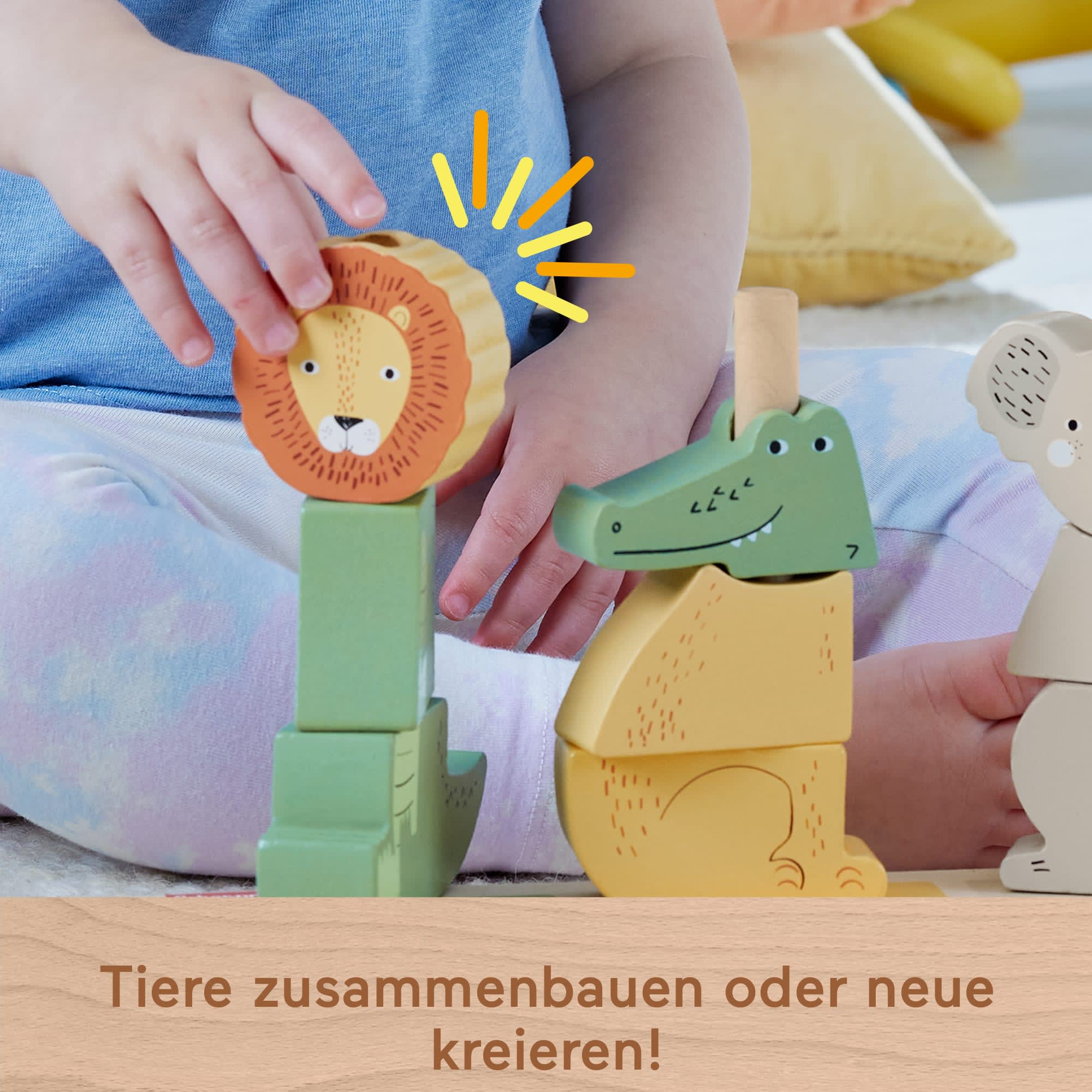 Fisher-Price Stapel-Tierwelt Aus Holz - Image 3