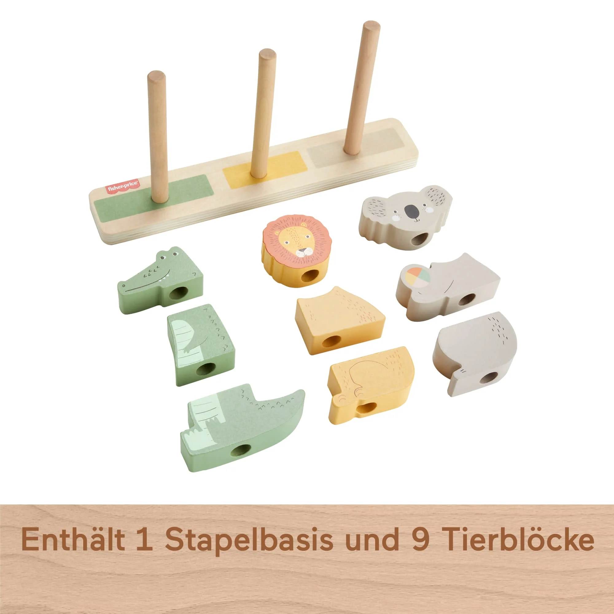 Fisher-Price Stapel-Tierwelt Aus Holz - Image 5