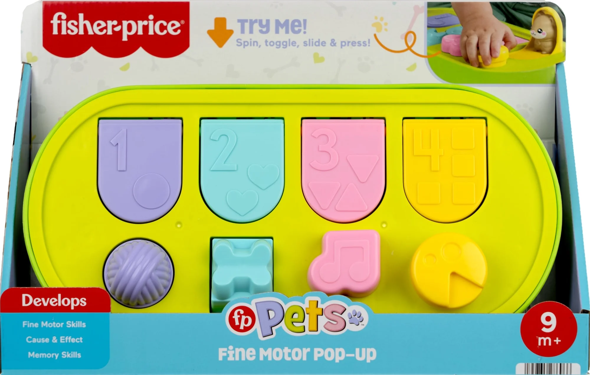 Gelişime Yardımcı Oyunları Destekleyen Fisher-Price Şirin DOStlar Fırlayan Mini Figürler Aktivite Oyuncağı - Image 6