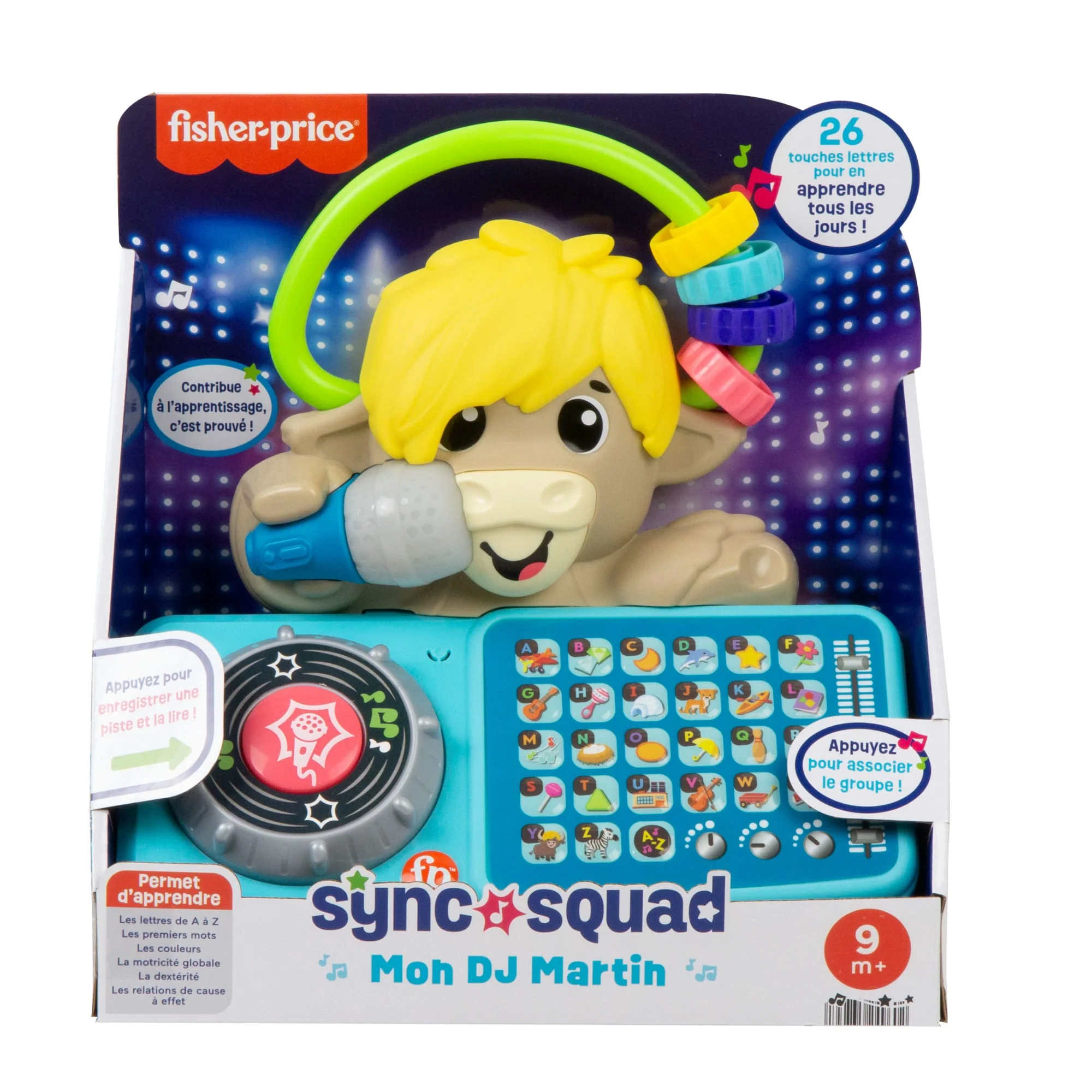 Fisher-Price - Sync Squad Yack Lettres Avec Musique Et Lumières - Mon DJ Martin - Image 6