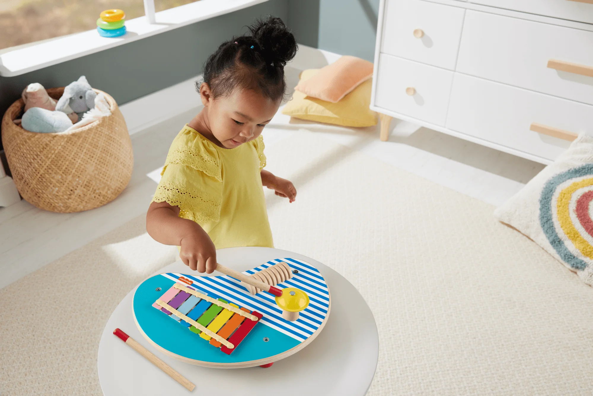 Fisher-Price-Table Musicale En Bois Avec Instruments De Percussion - Image 2