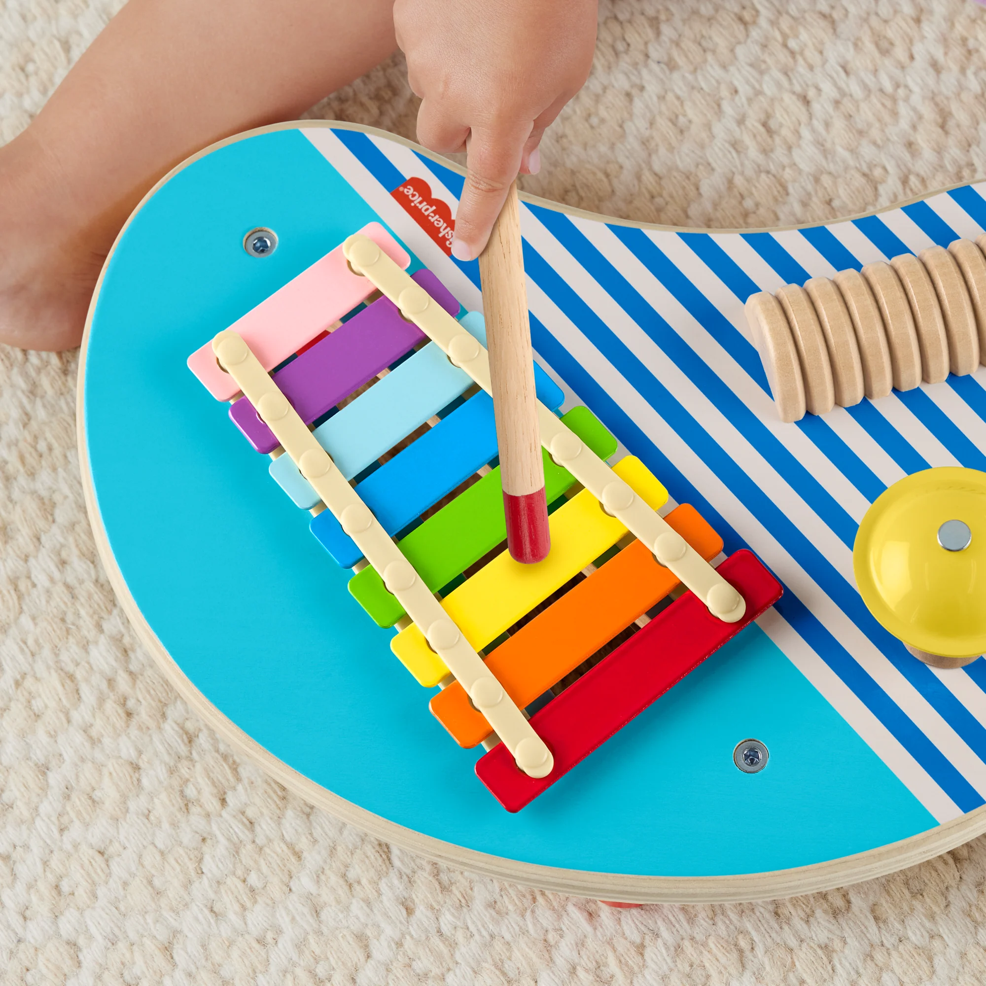 Fisher-Price-Table Musicale En Bois Avec Instruments De Percussion - Image 5