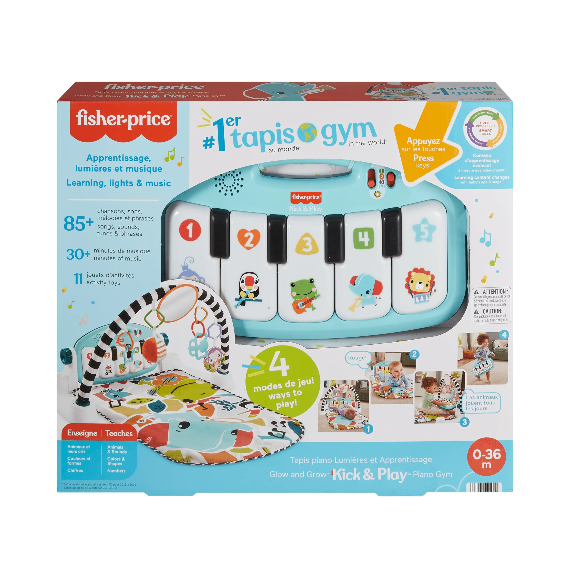 Fisher-Price - Tapis D’Activités Piano Deluxe 2.0 - Tapis D'Éveil - 0 Mois Et + - Image 6