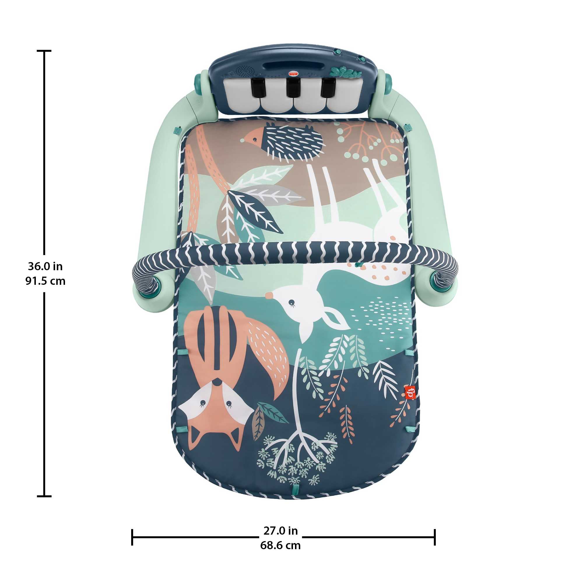 Fisher-Price-Tapis Piano-Tapis D’Éveil Thème Animaux De La Forêt - Image 7