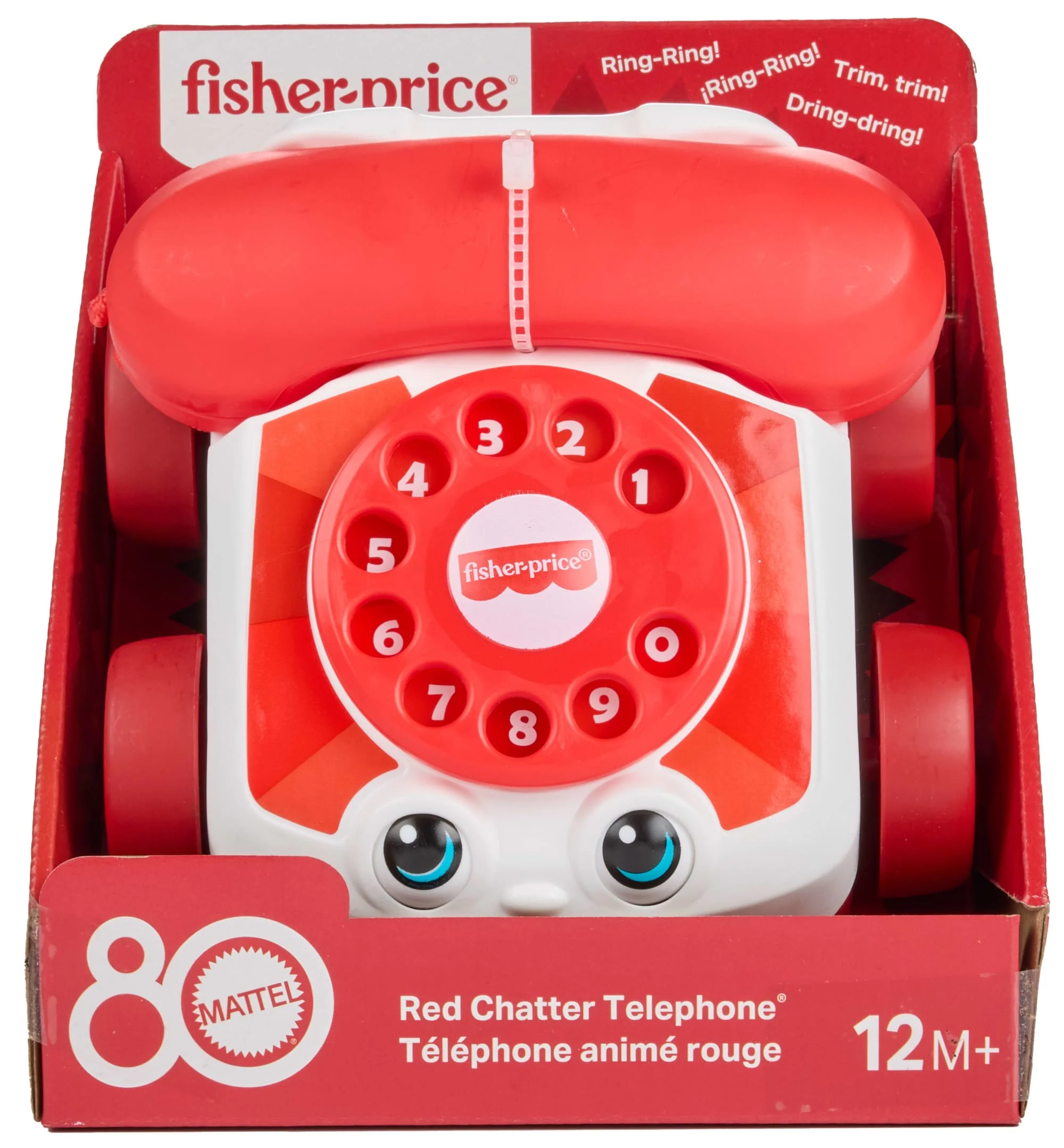 Fisher-Price-Téléphone Animé Rouge-80E Anniversaire De Mattel - Image 6
