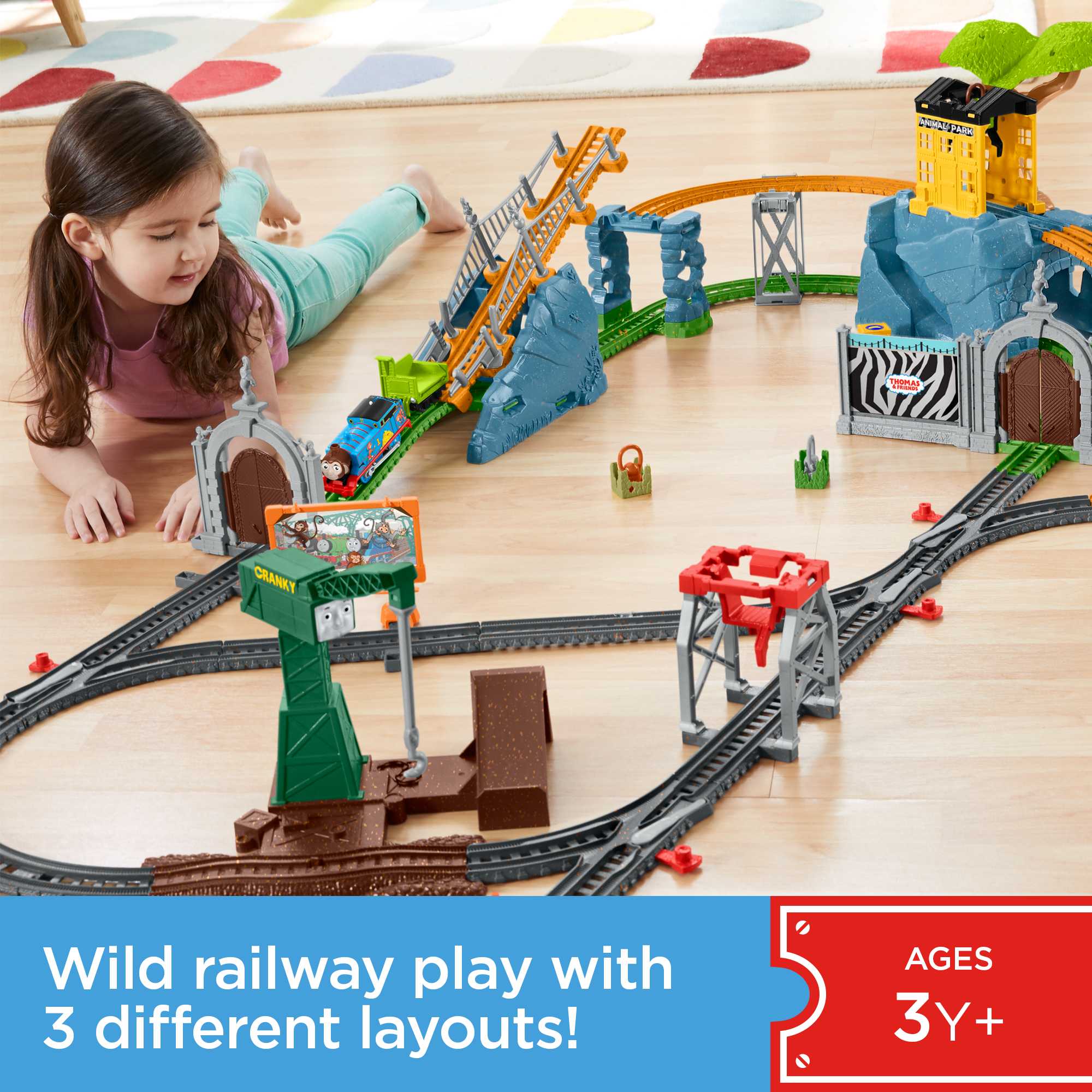 Fisher-Price Thomas & Friends Animal Park Monkey Adventure Set - Image 2