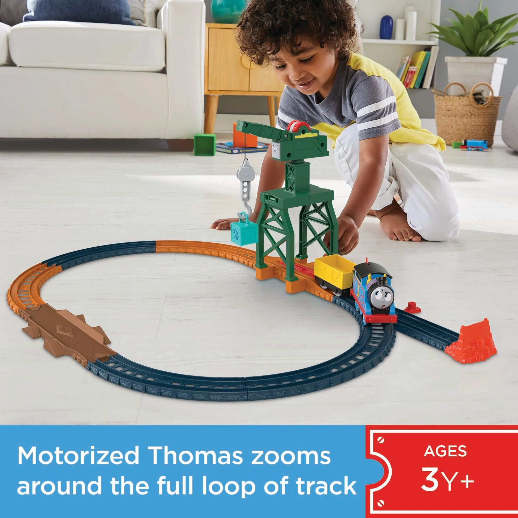 Fisher-Price Thomas & Friends Cranky the Crane Cargo Drop - Image 2