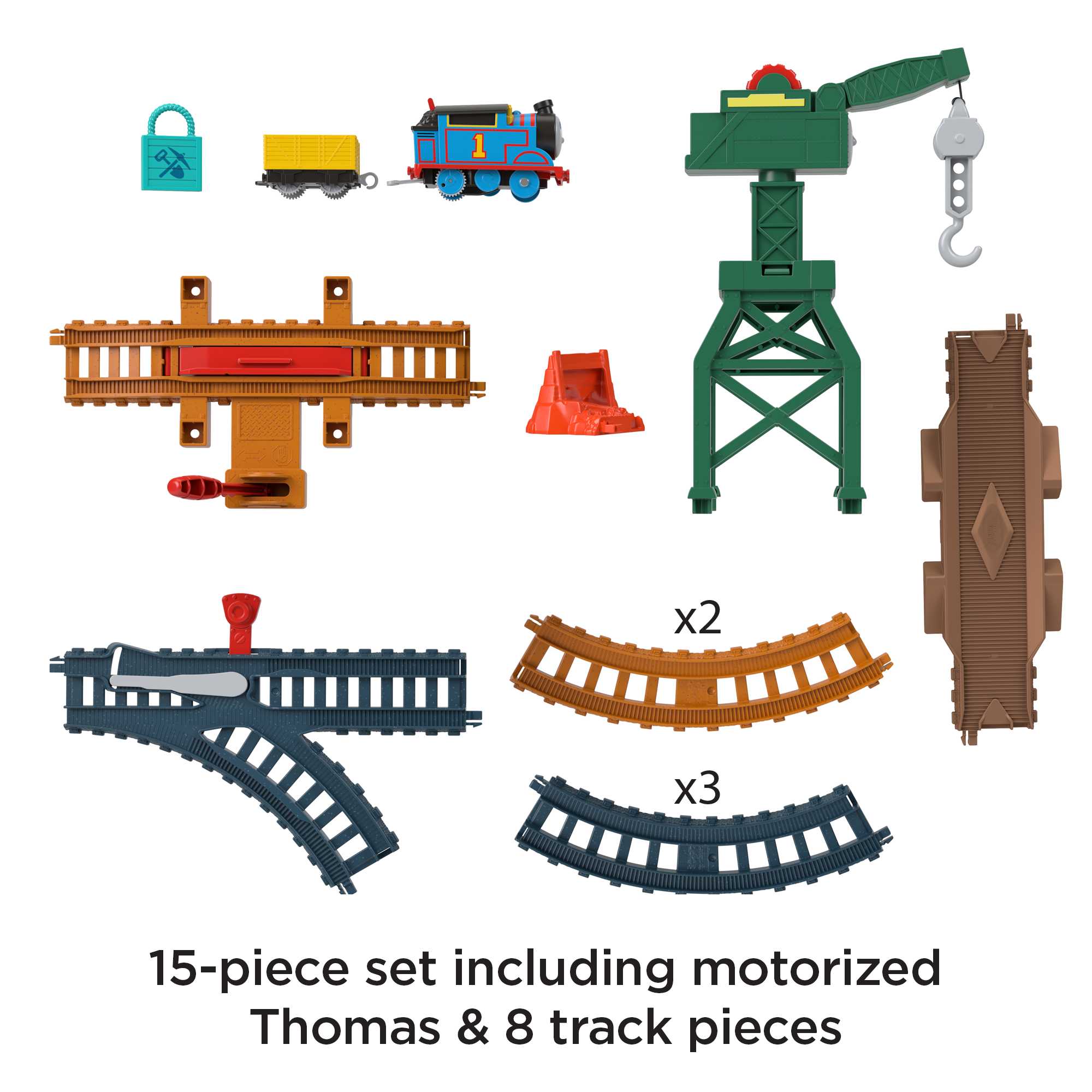 Fisher-Price Thomas & Friends Cranky the Crane Cargo Drop - Image 5