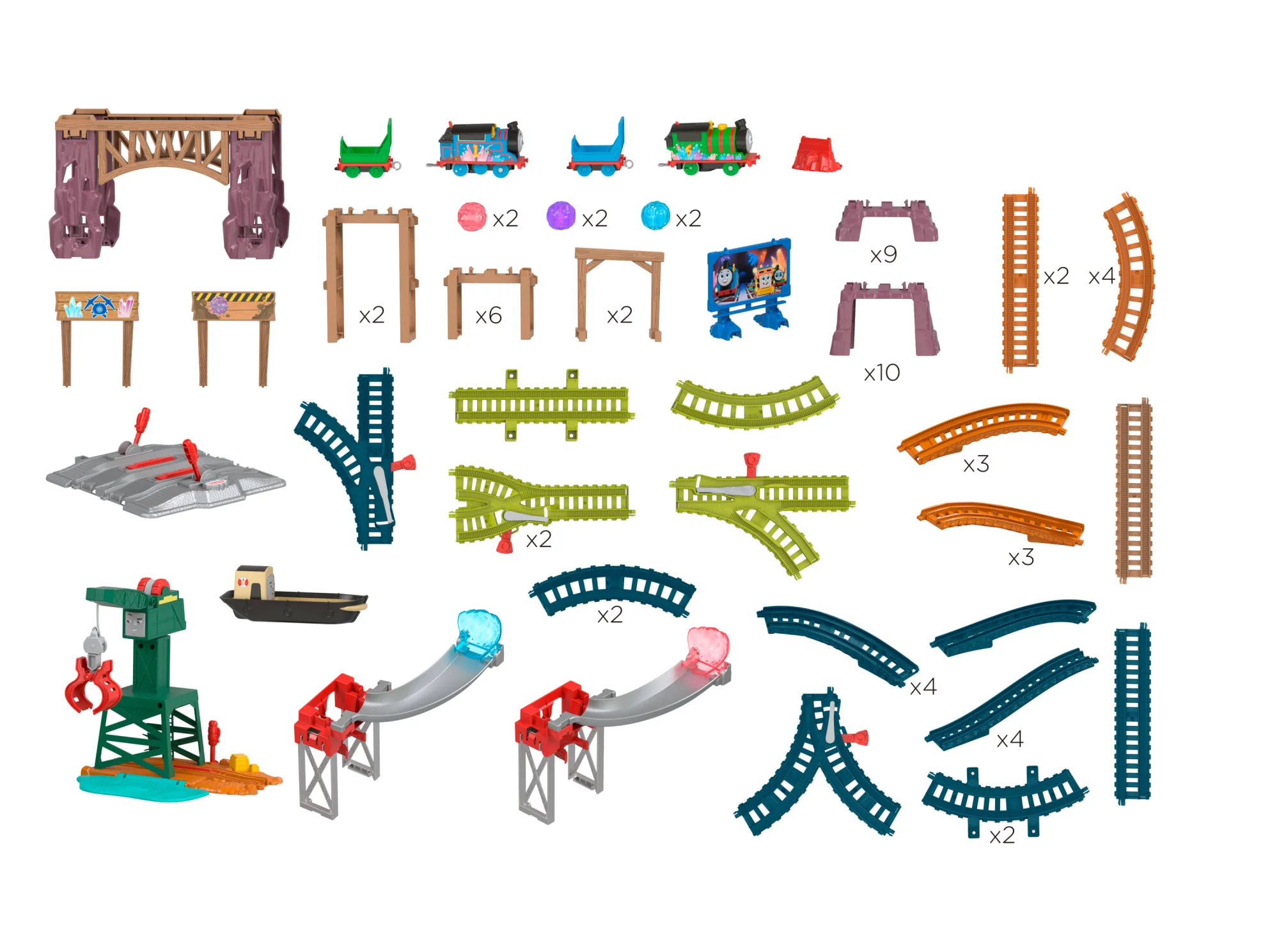 Fisher-Price Thomas & Friends Crystal Caves & Trains Mega Set - Image 4