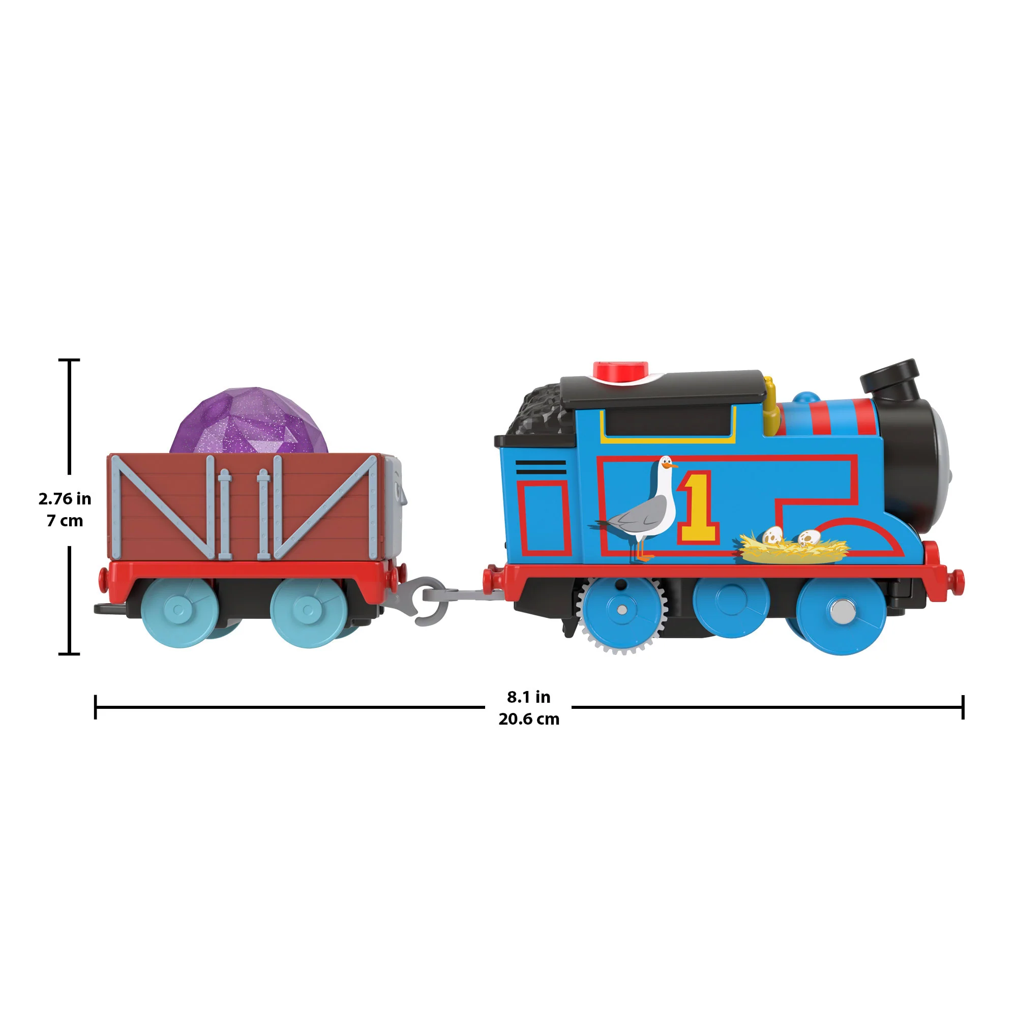 Fisher-Price Thomas & Friends Talking Cranky Delivery Train Set - Image 7