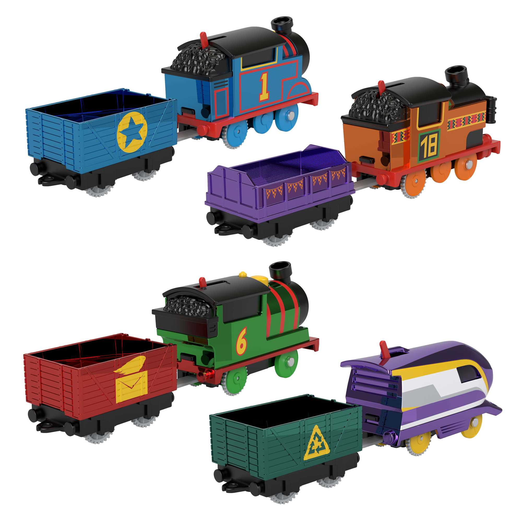 Fisher-Price Thomas & Friends Thomas, Nia, Percy, & Kana - Image 5