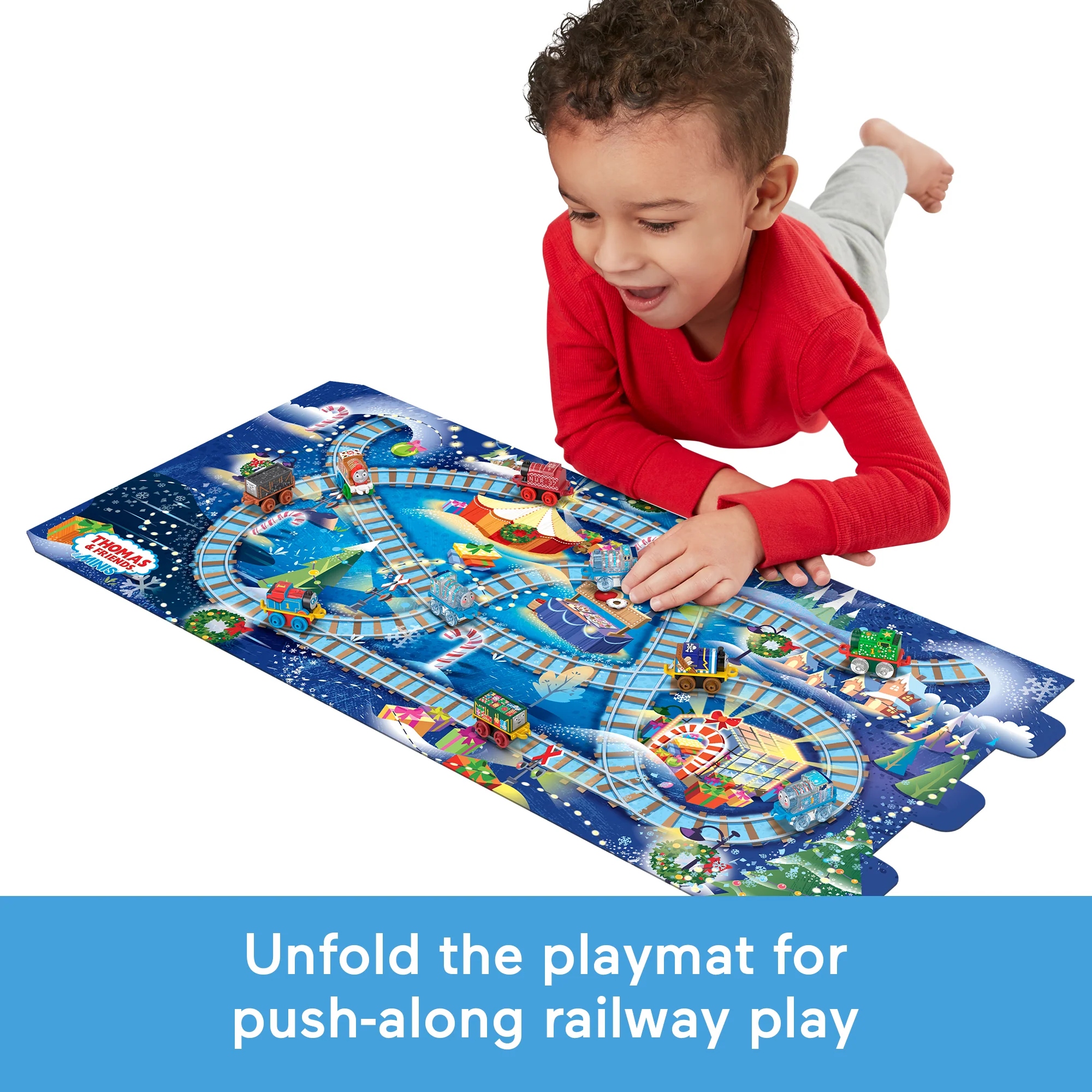 Thomas & Friends Minis Advent Calendar 2024, 24 Miniature Toy Trains For Preschool Kids - Image 3
