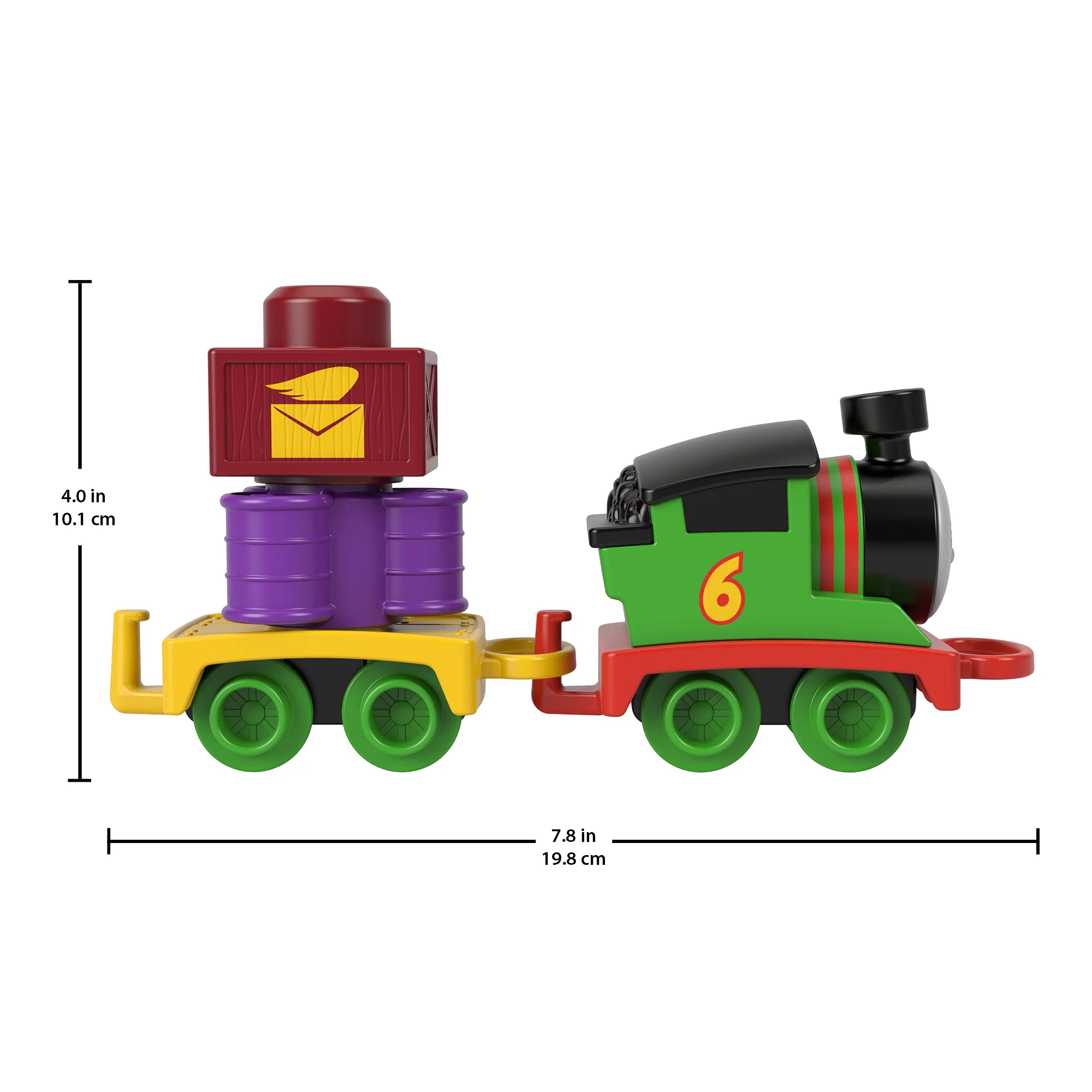 Thomas & Friends My First Percy Push-Along Toy Train With Stacking Cargo For Toddlers - Image 6