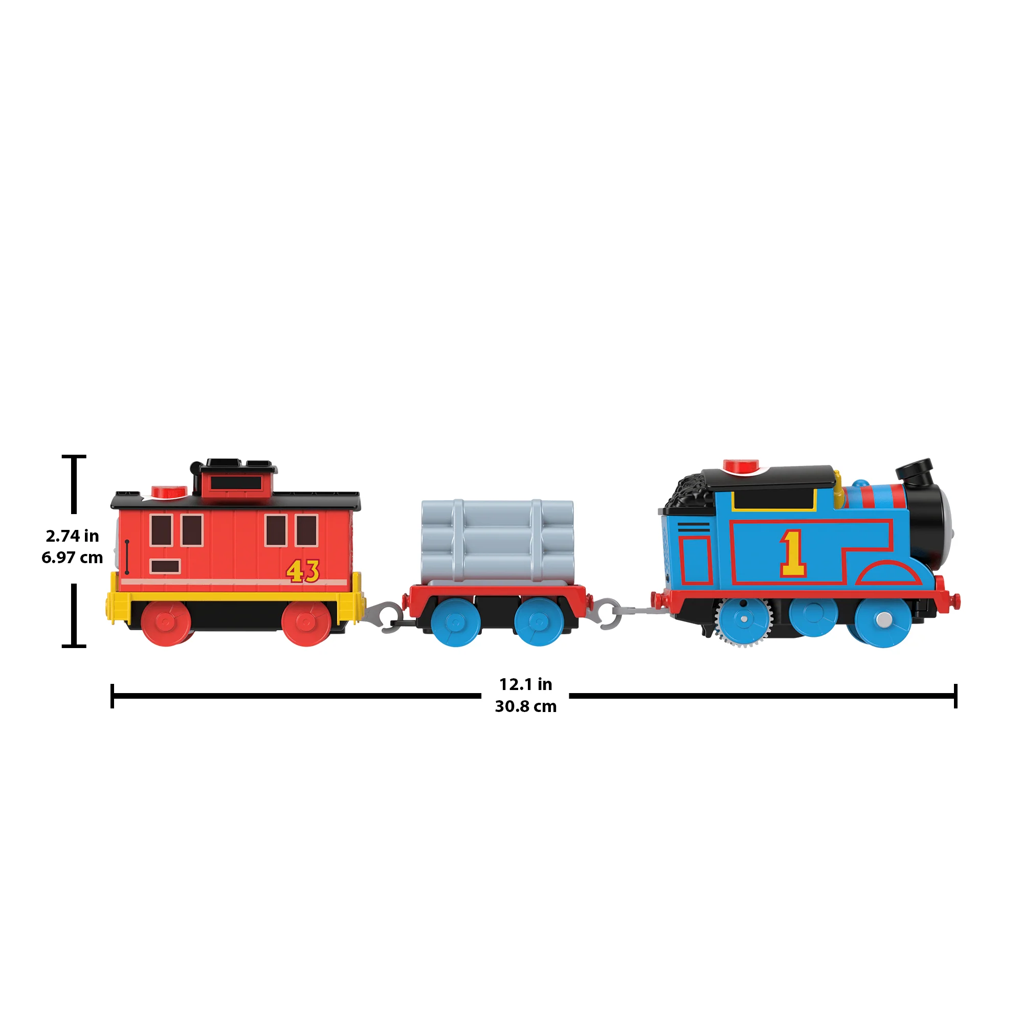 Fisher-Price Thomas & Friends Talking Thomas & Brake Car Bruno Train Set - Image 5
