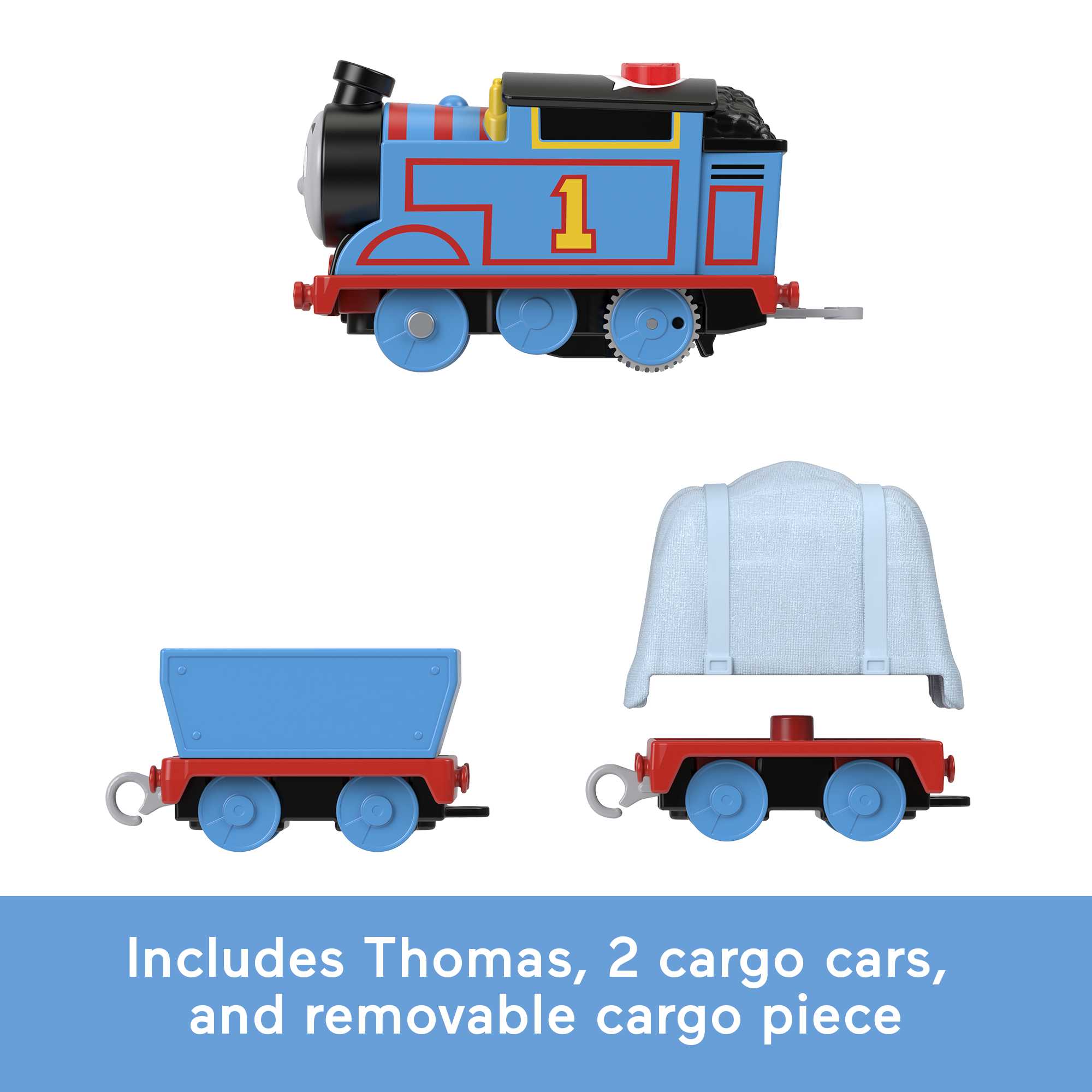 Thomas & Friends Talking Thomas Toy Train, Motorized Engine With Phrases & Sounds, Uk Version - Image 5