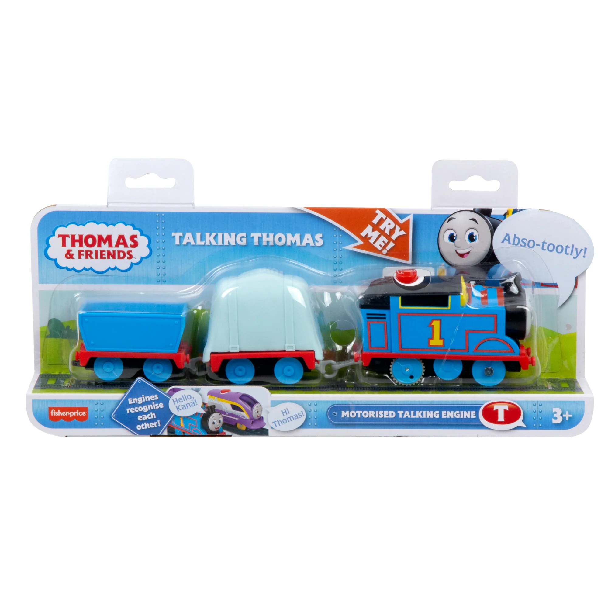 Thomas & Friends Talking Thomas Toy Train, Motorized Engine With Phrases & Sounds, Uk Version - Image 6