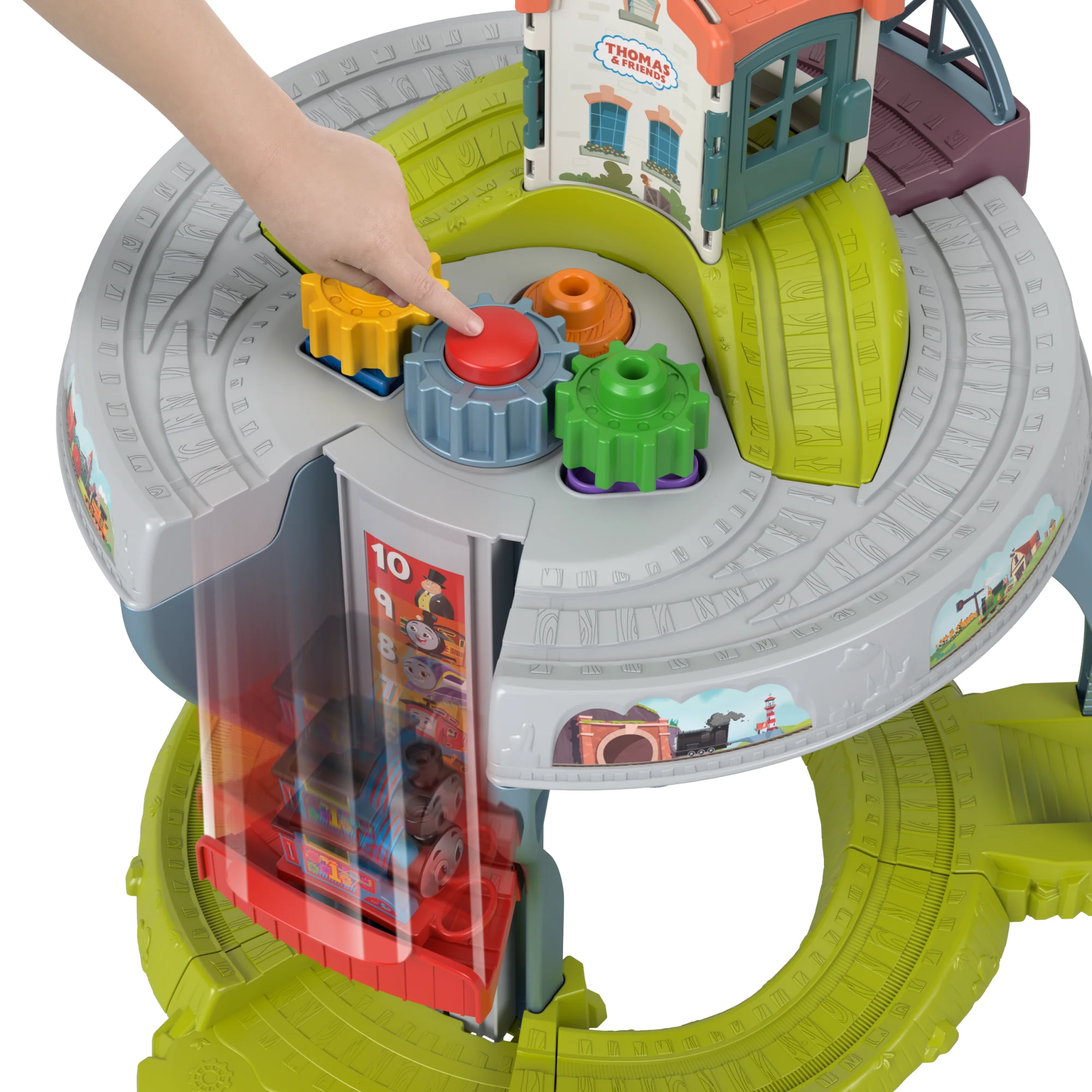 Juguete Mi Primera Mesa De Tren De Thomas Y Sus Amigos Para Niños Y Niñas Pequeños Con Pista Y Actividades Para Desarrollar La Motricidad Fina - Image 3