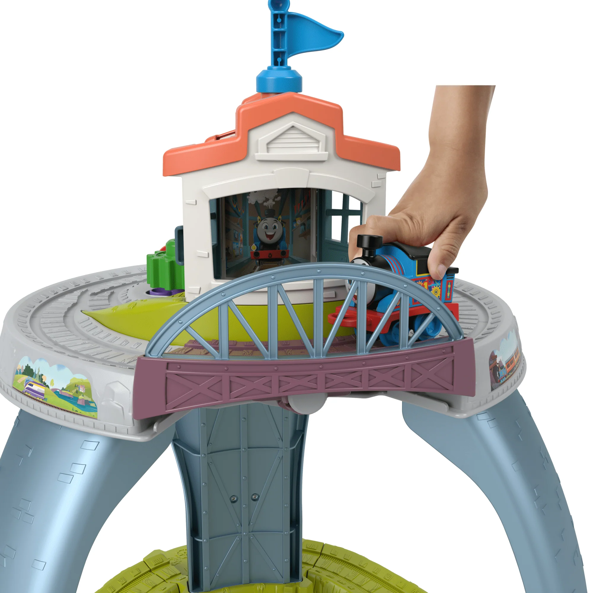 Juguete Mi Primera Mesa De Tren De Thomas Y Sus Amigos Para Niños Y Niñas Pequeños Con Pista Y Actividades Para Desarrollar La Motricidad Fina - Image 4