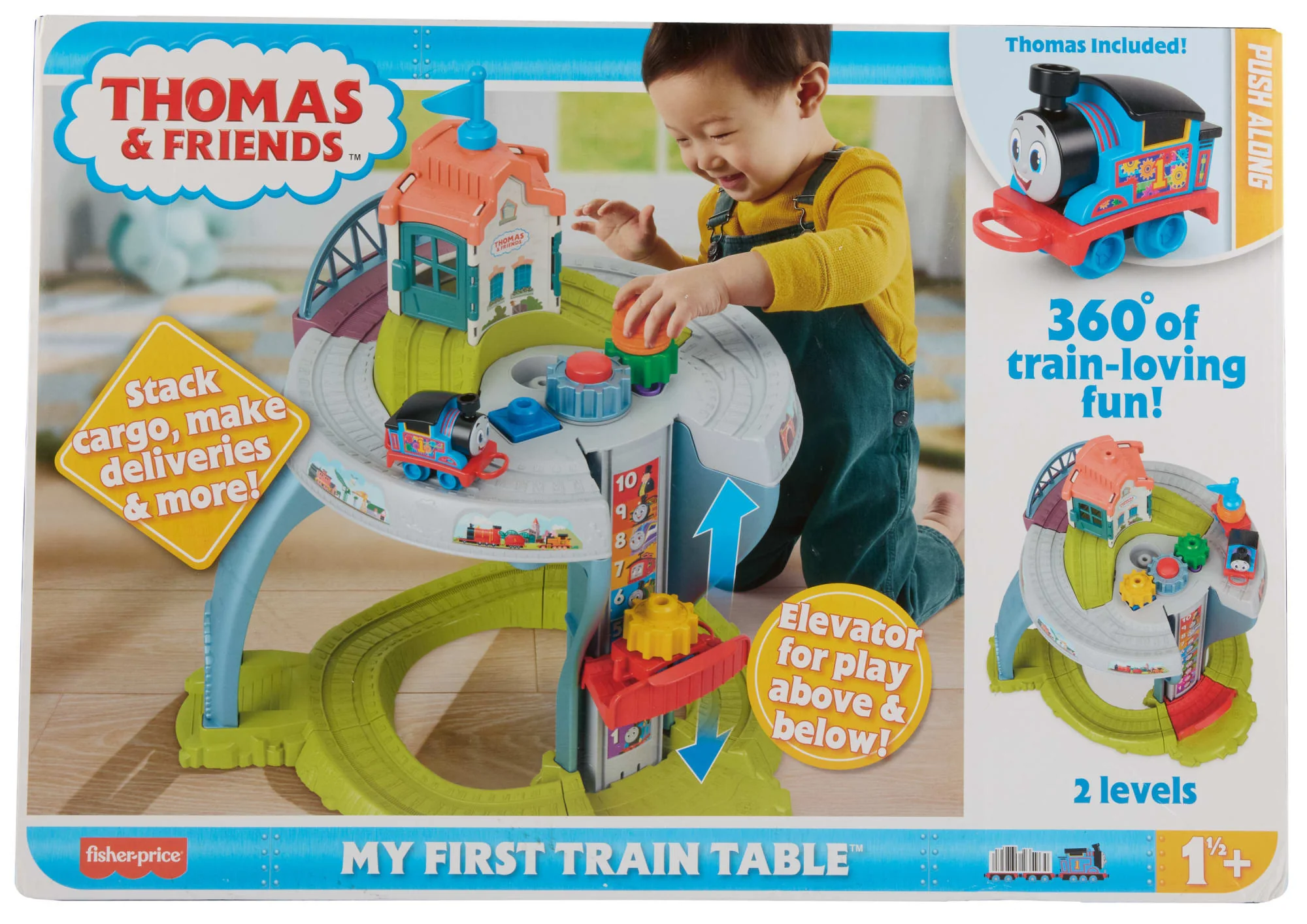 Juguete Mi Primera Mesa De Tren De Thomas Y Sus Amigos Para Niños Y Niñas Pequeños Con Pista Y Actividades Para Desarrollar La Motricidad Fina - Image 6