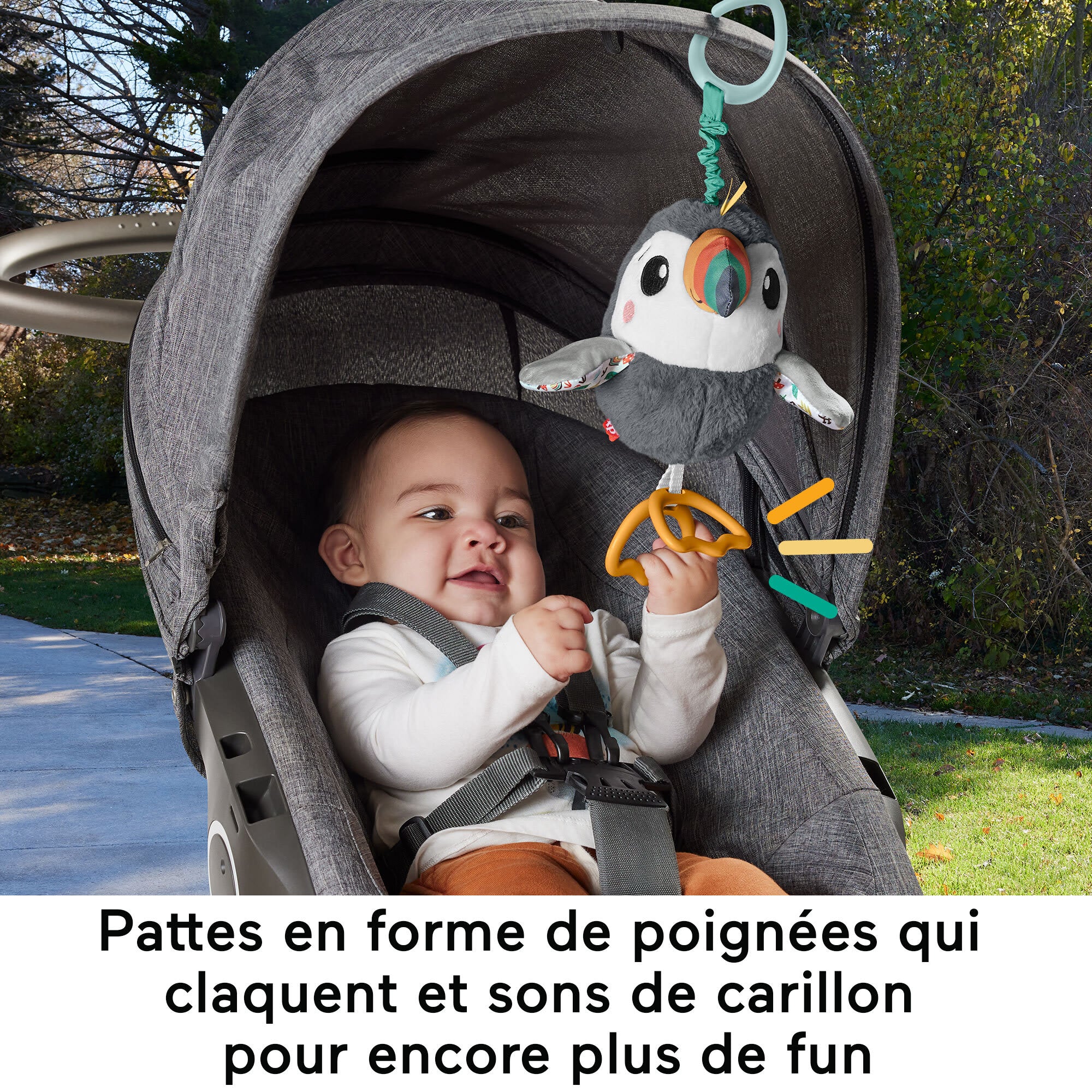 Fisher-Price - Toucan À Agiter Partout-Jouet Sensoriel Pour Poussettes - Image 3