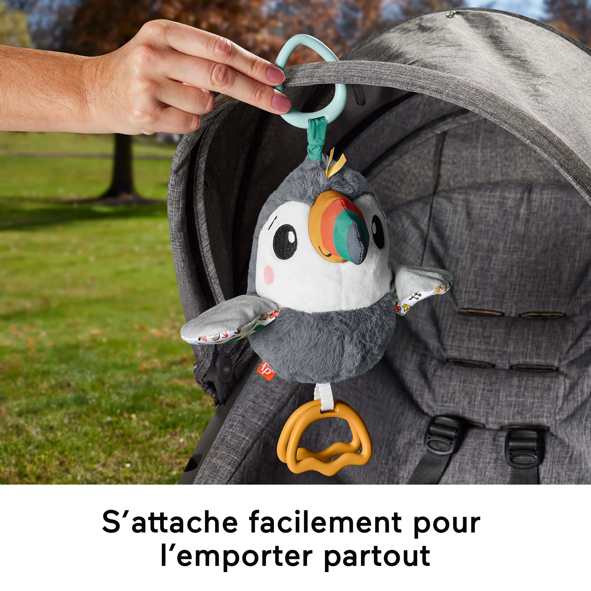Fisher-Price - Toucan À Agiter Partout-Jouet Sensoriel Pour Poussettes - Image 5