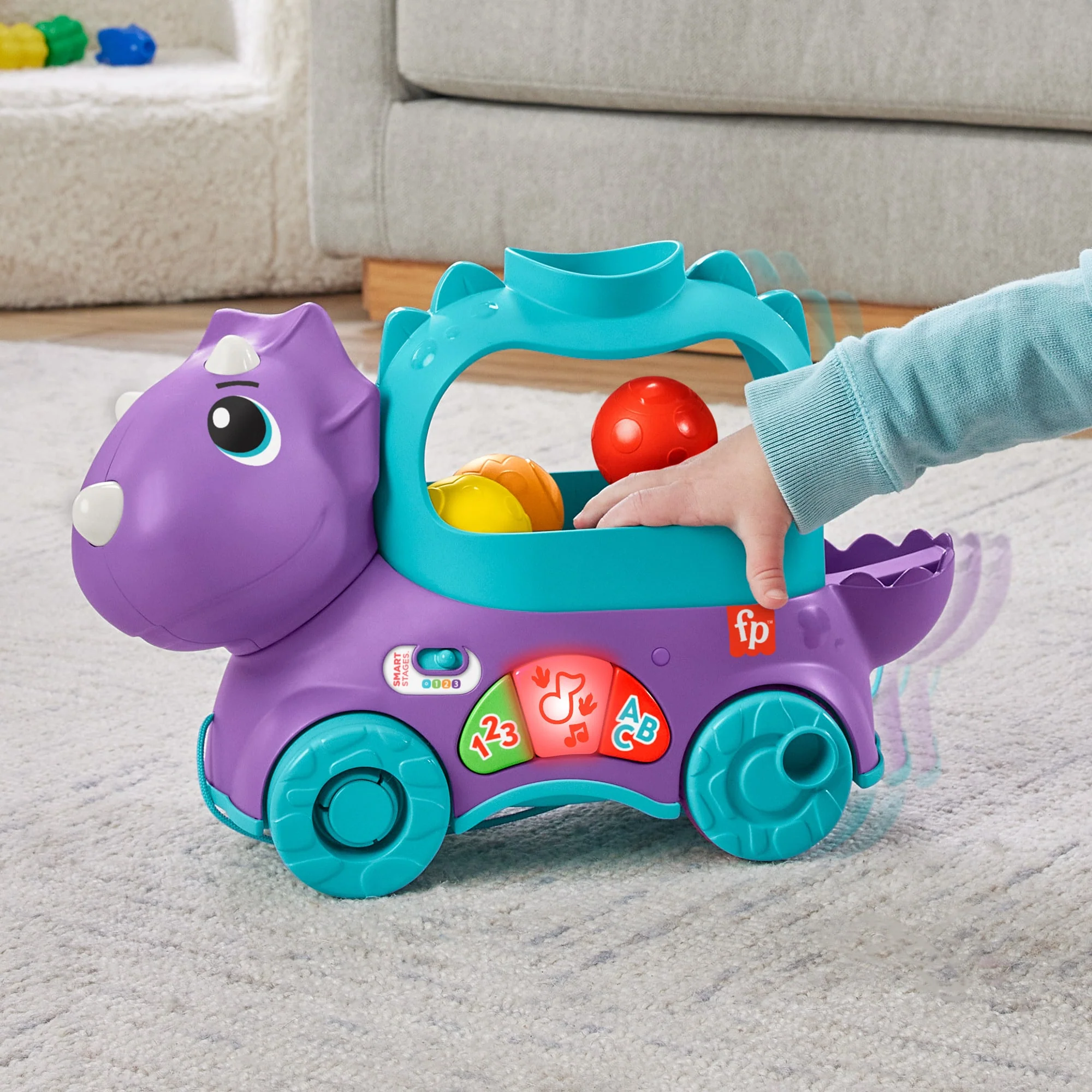 Fisher-Price - Tricératops Lance-Balles - Jouet D’Éveil - 12 Mois Et + - Image 2