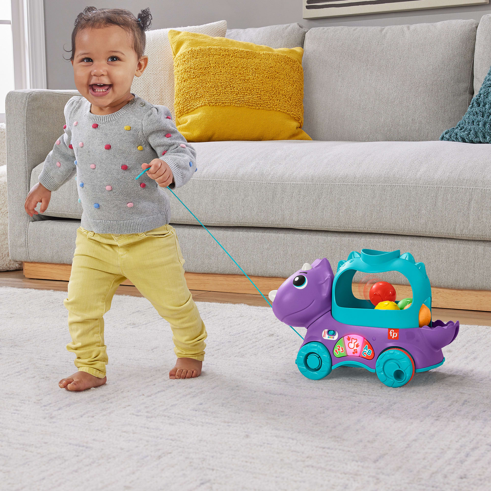 Fisher-Price - Tricératops Lance-Balles - Jouet D’Éveil - 12 Mois Et + - Image 4