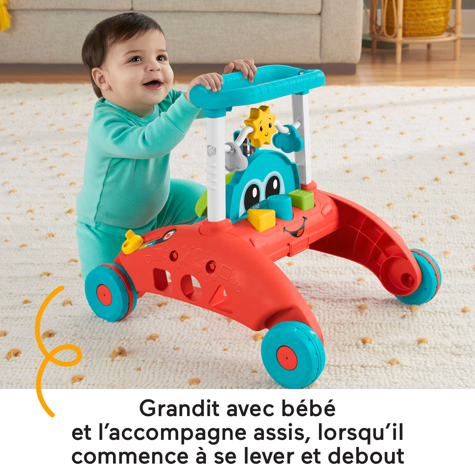 Fisher-Price - Trotteur D'Activités Evolutif- Jouet D'Éveil - 6 Mois Et + - Image 3