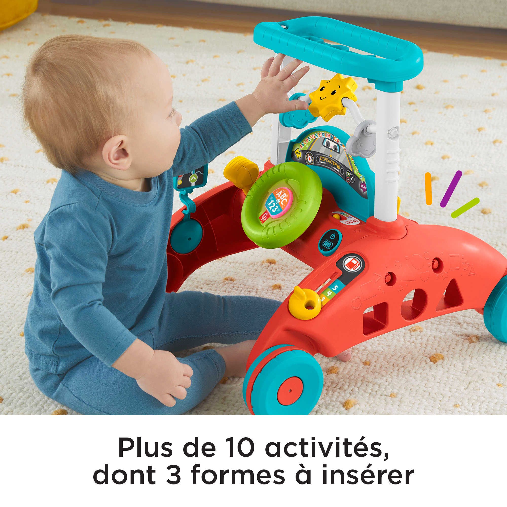 Fisher-Price - Trotteur D'Activités Evolutif- Jouet D'Éveil - 6 Mois Et + - Image 4