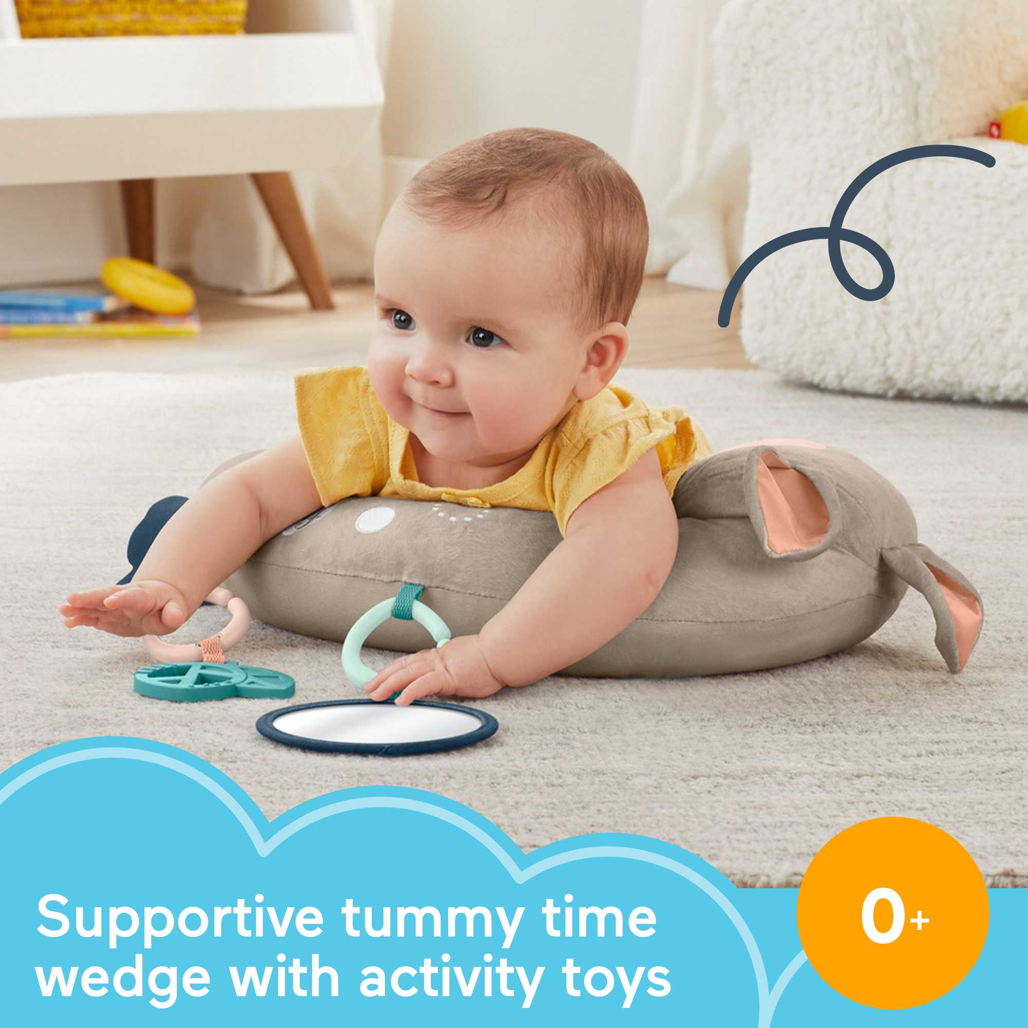 Fisher-Price Tummy Time Fawn - Image 2
