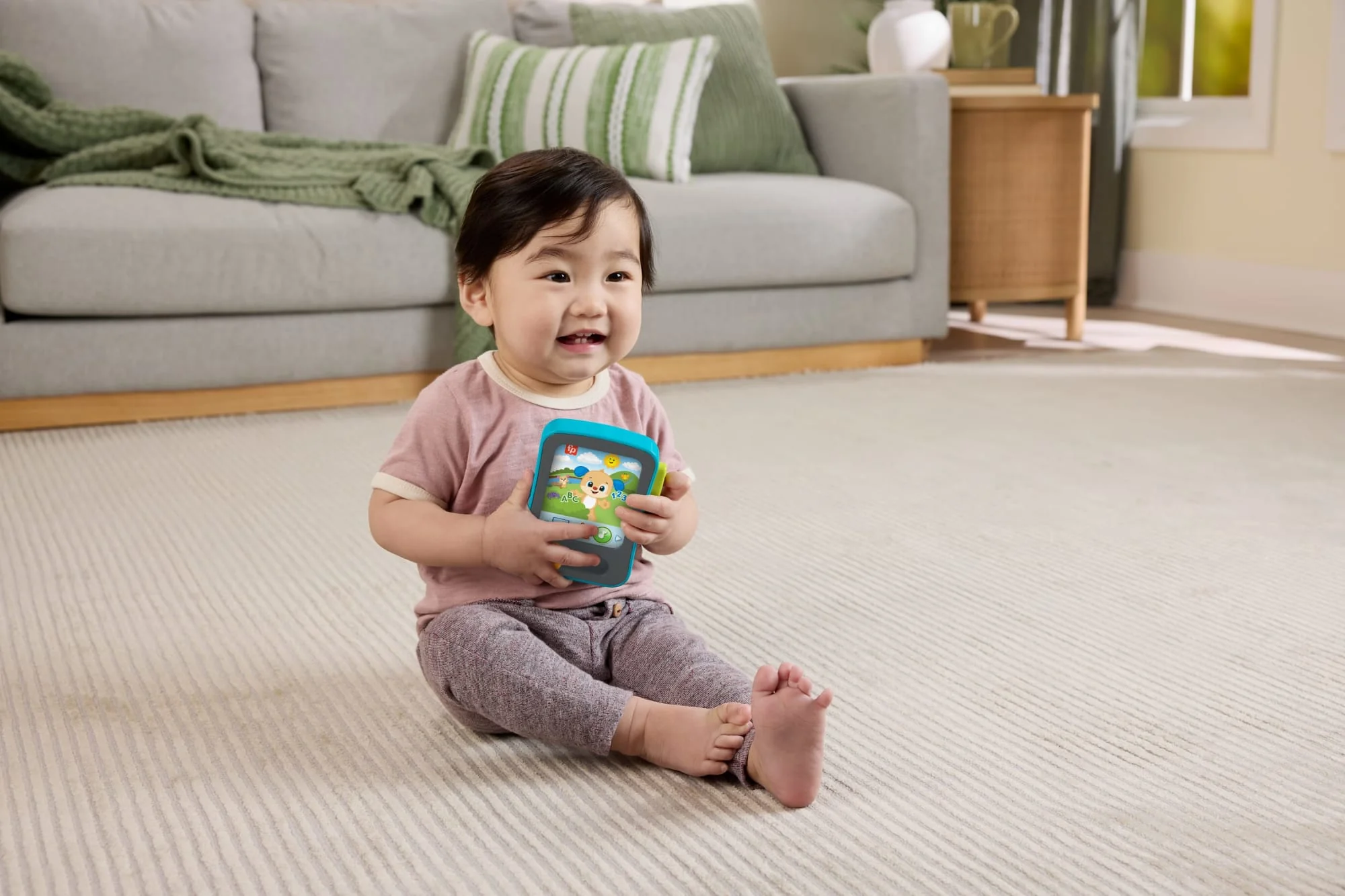 Fisher-Price Czytnik Szczeniaczka Uczniaczka Interaktywna zabawka dla niemowląt i dzieci 6m+ Wersja wielojęzykowa - Image 2