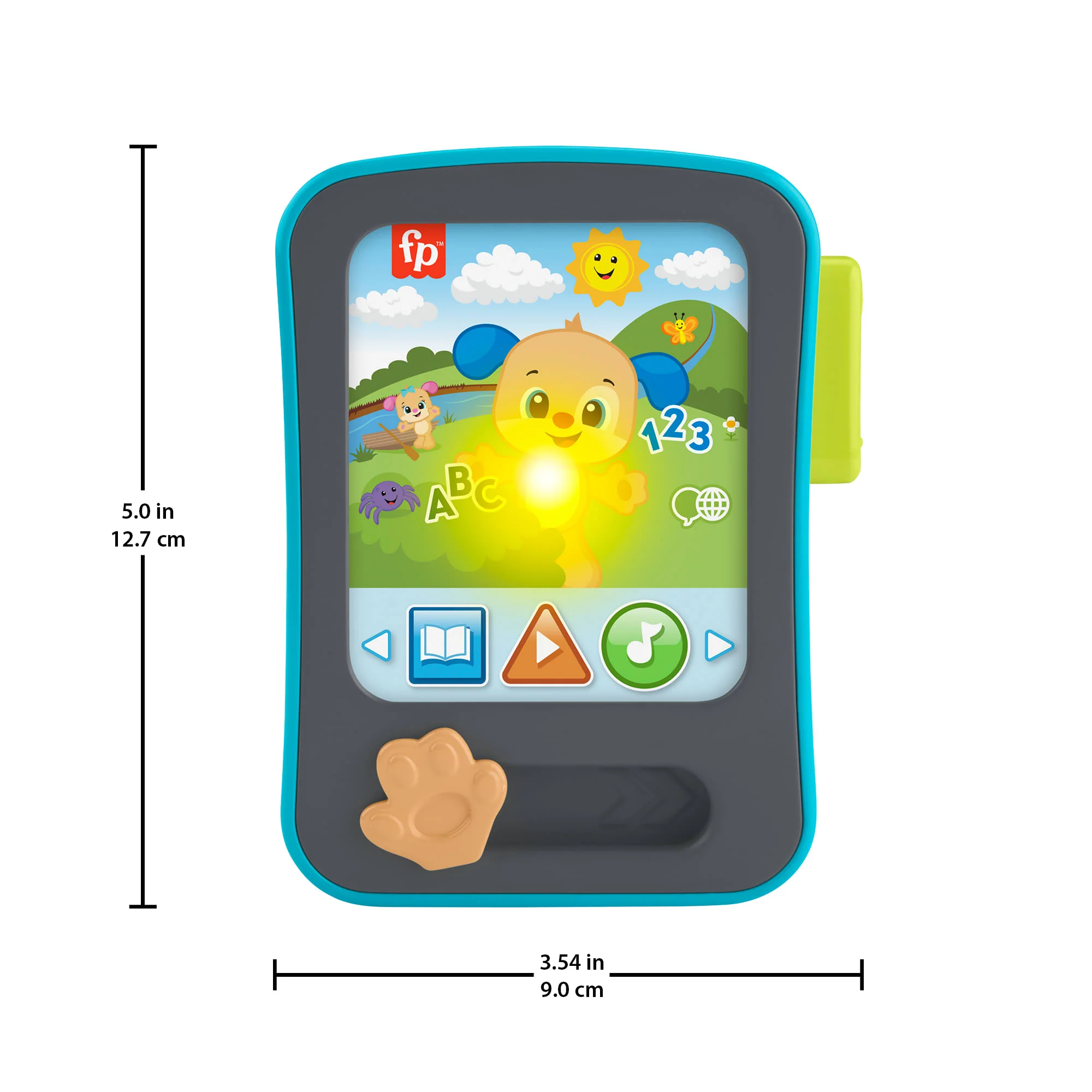 Fisher-Price Czytnik Szczeniaczka Uczniaczka Interaktywna zabawka dla niemowląt i dzieci 6m+ Wersja wielojęzykowa - Image 5