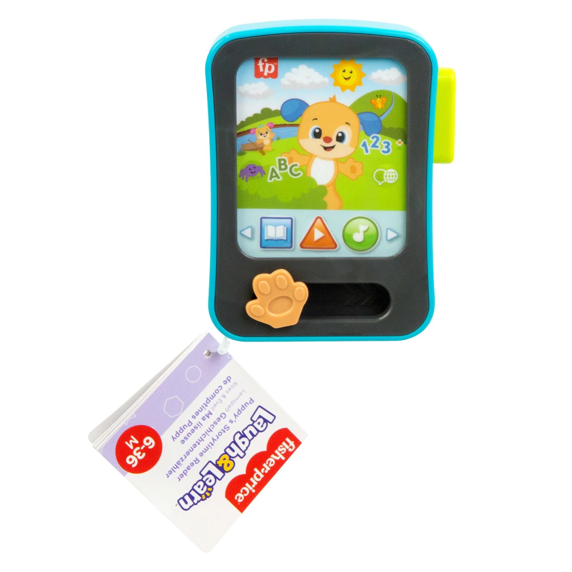 Fisher-Price Czytnik Szczeniaczka Uczniaczka Interaktywna zabawka dla niemowląt i dzieci 6m+ Wersja wielojęzykowa - Image 6