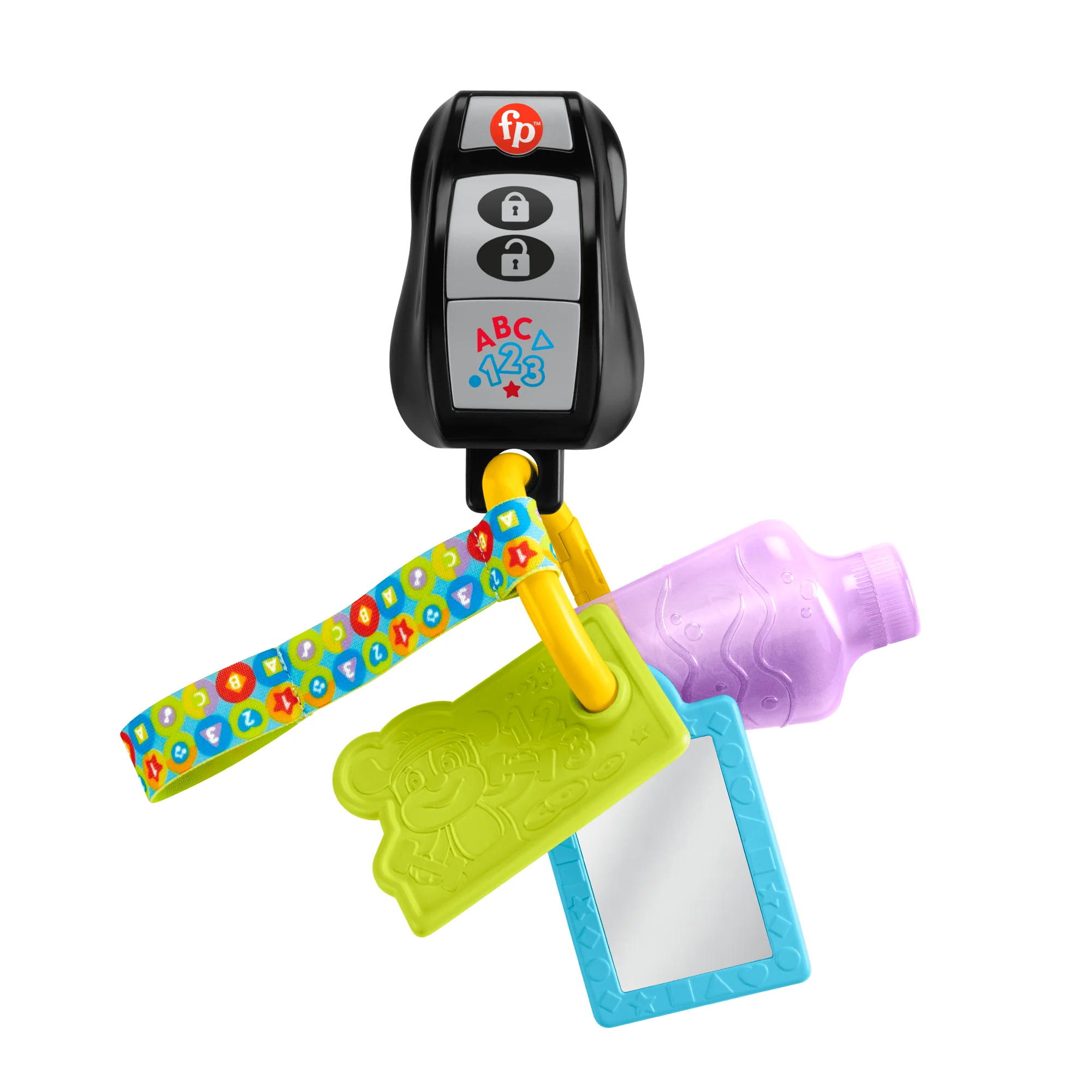 Fisher-Price „Ucz Się I Śmiej!” Edukacyjne Kluczyki Abc 123 Zabawa Edukacyjna (Wersja Wielojęzykowa Z Polskim)