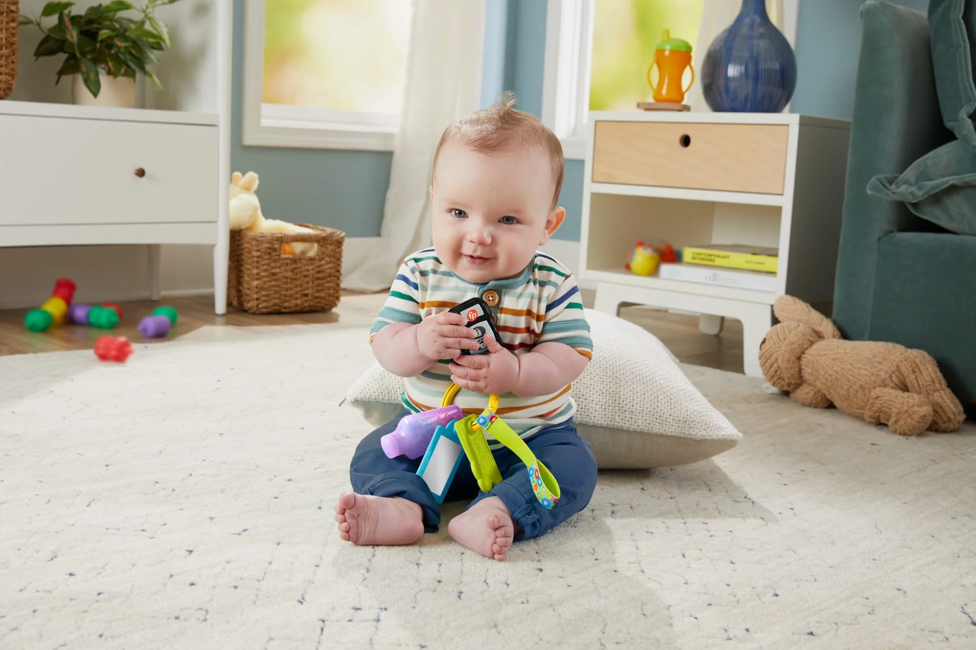 Fisher-Price „Ucz Się I Śmiej!” Edukacyjne Kluczyki Abc 123 Zabawa Edukacyjna (Wersja Wielojęzykowa Z Polskim) - Image 3