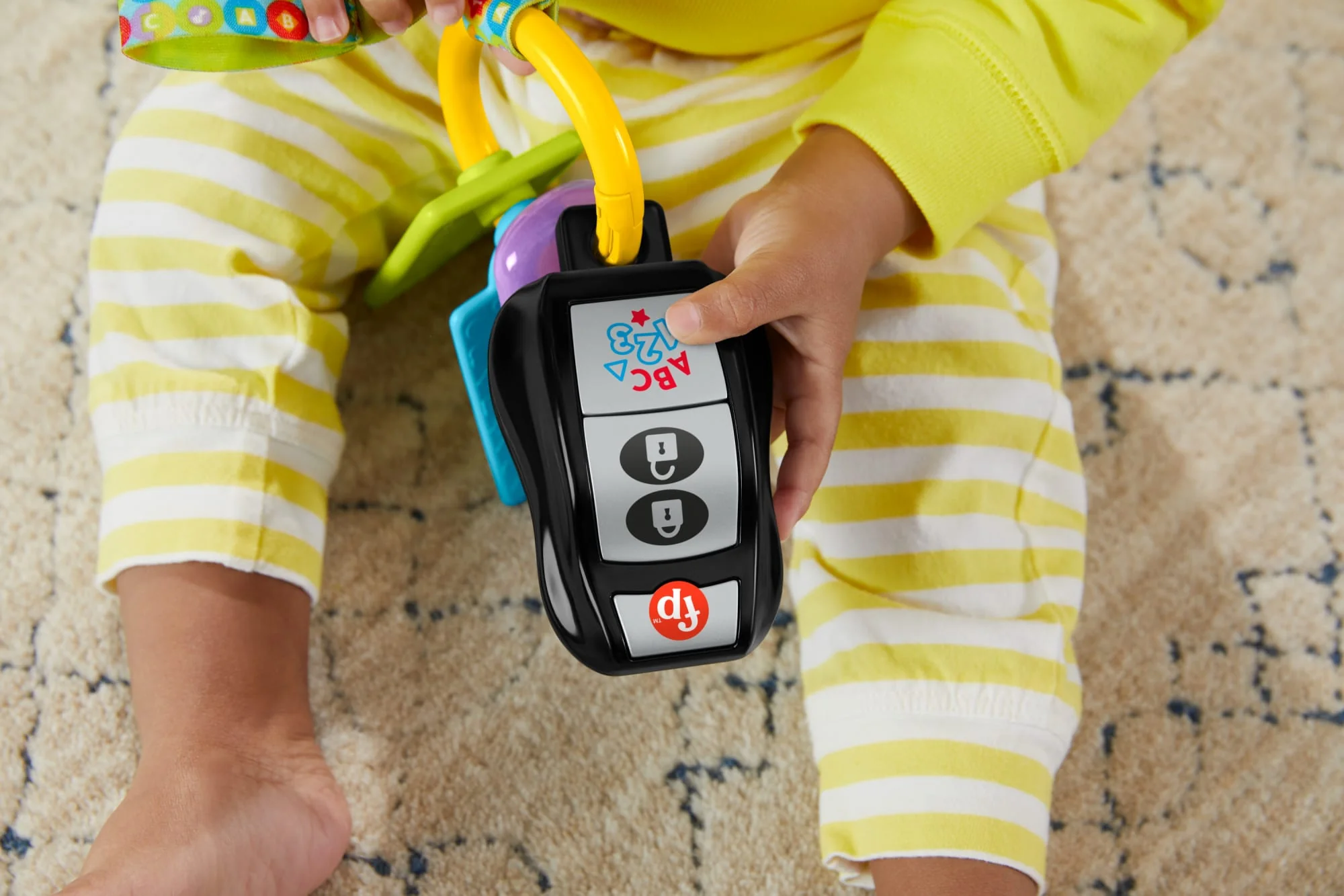 Fisher-Price „Ucz Się I Śmiej!” Edukacyjne Kluczyki Abc 123 Zabawa Edukacyjna (Wersja Wielojęzykowa Z Polskim) - Image 5