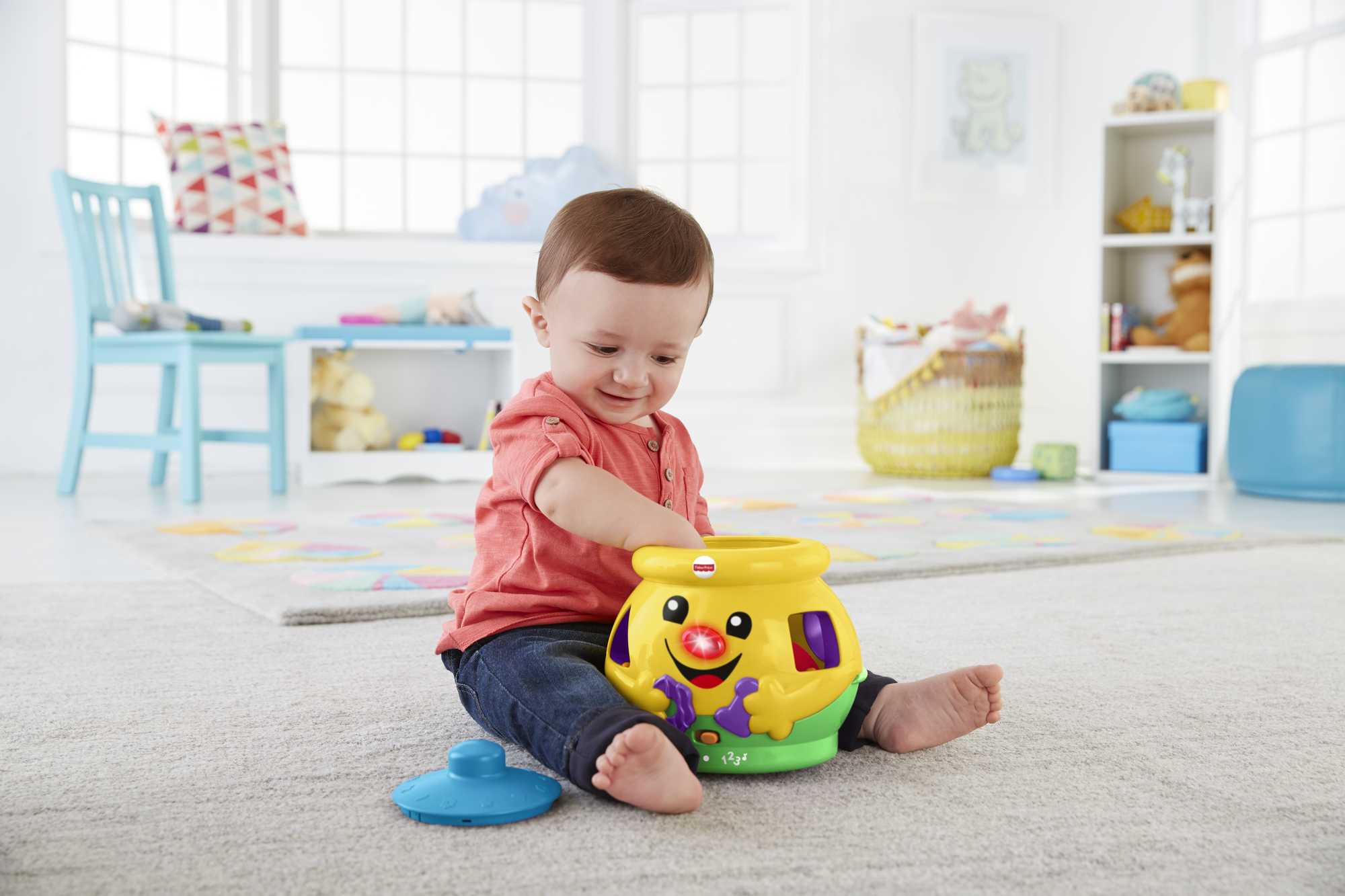 Fisher-Price „Ucz się i śmiej!“ Garnuszek na klocuszek - Image 3