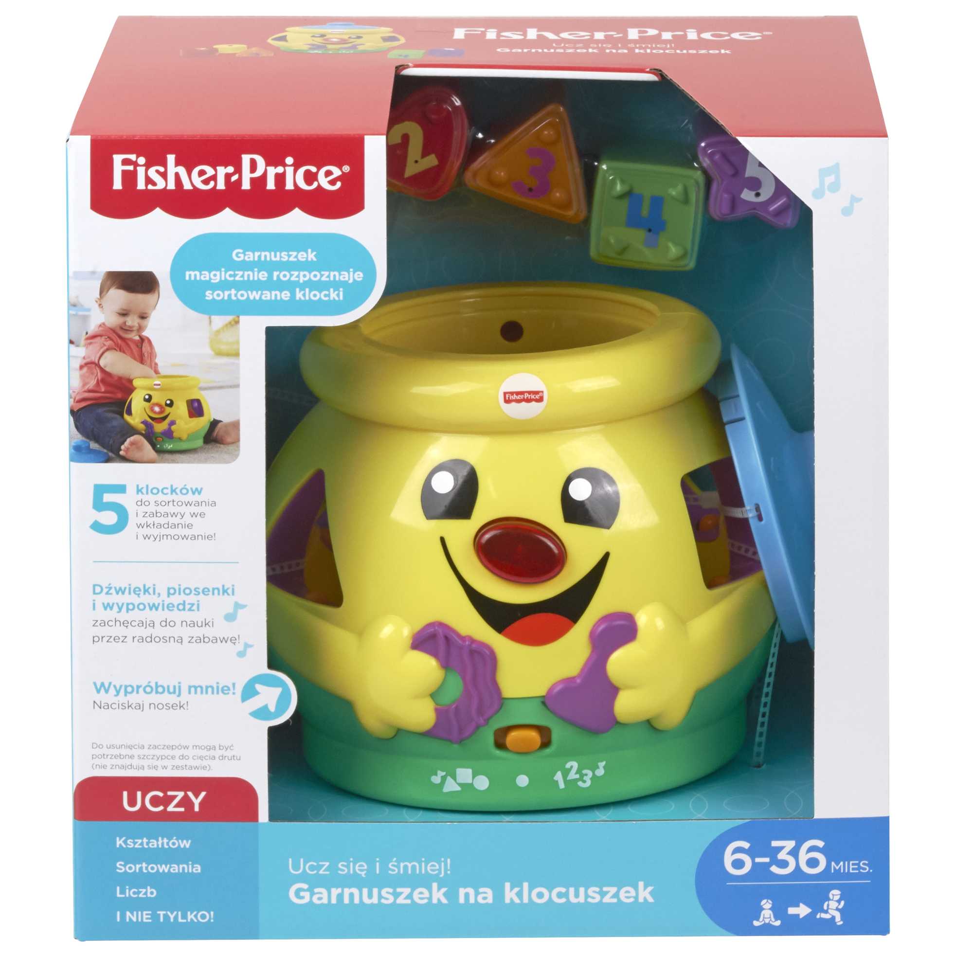 Fisher-Price „Ucz się i śmiej!“ Garnuszek na klocuszek - Image 6