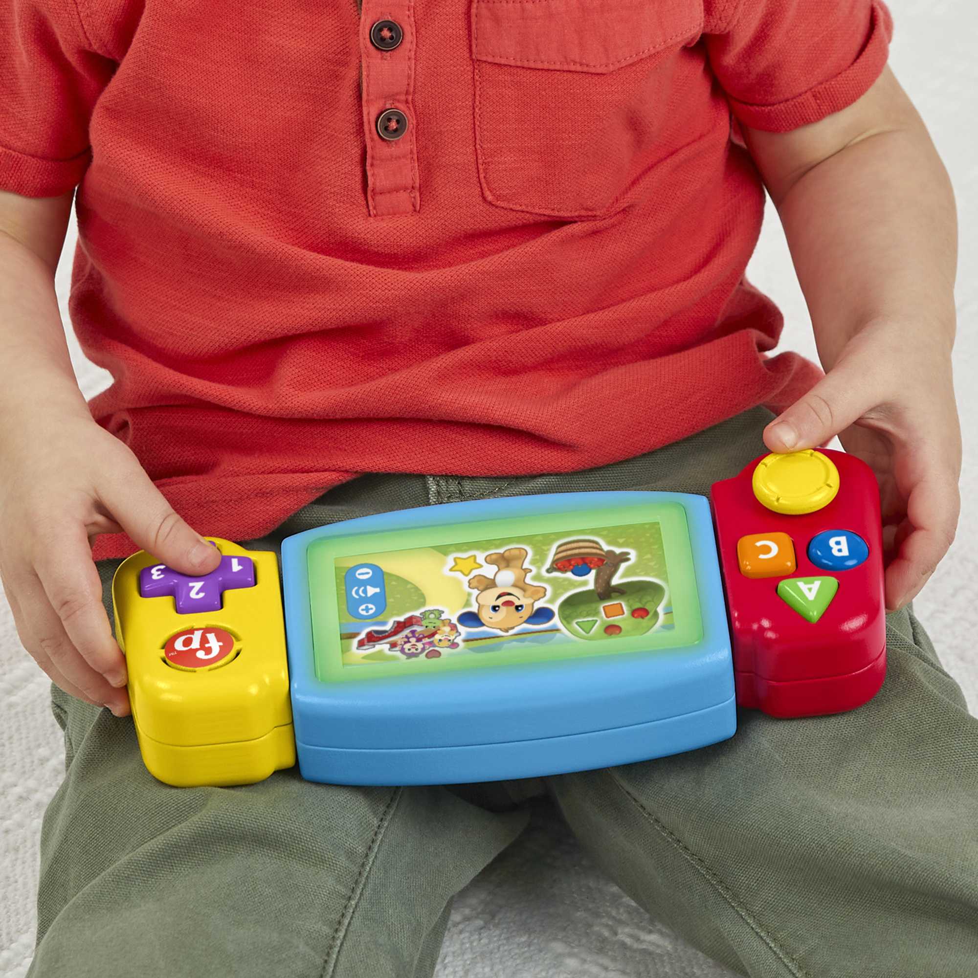 Fisher-Price „Ucz się i śmiej!” Konsola ABC Małego Gracza Edukacyjna zabawka w polskiej wersji językowej - Image 3