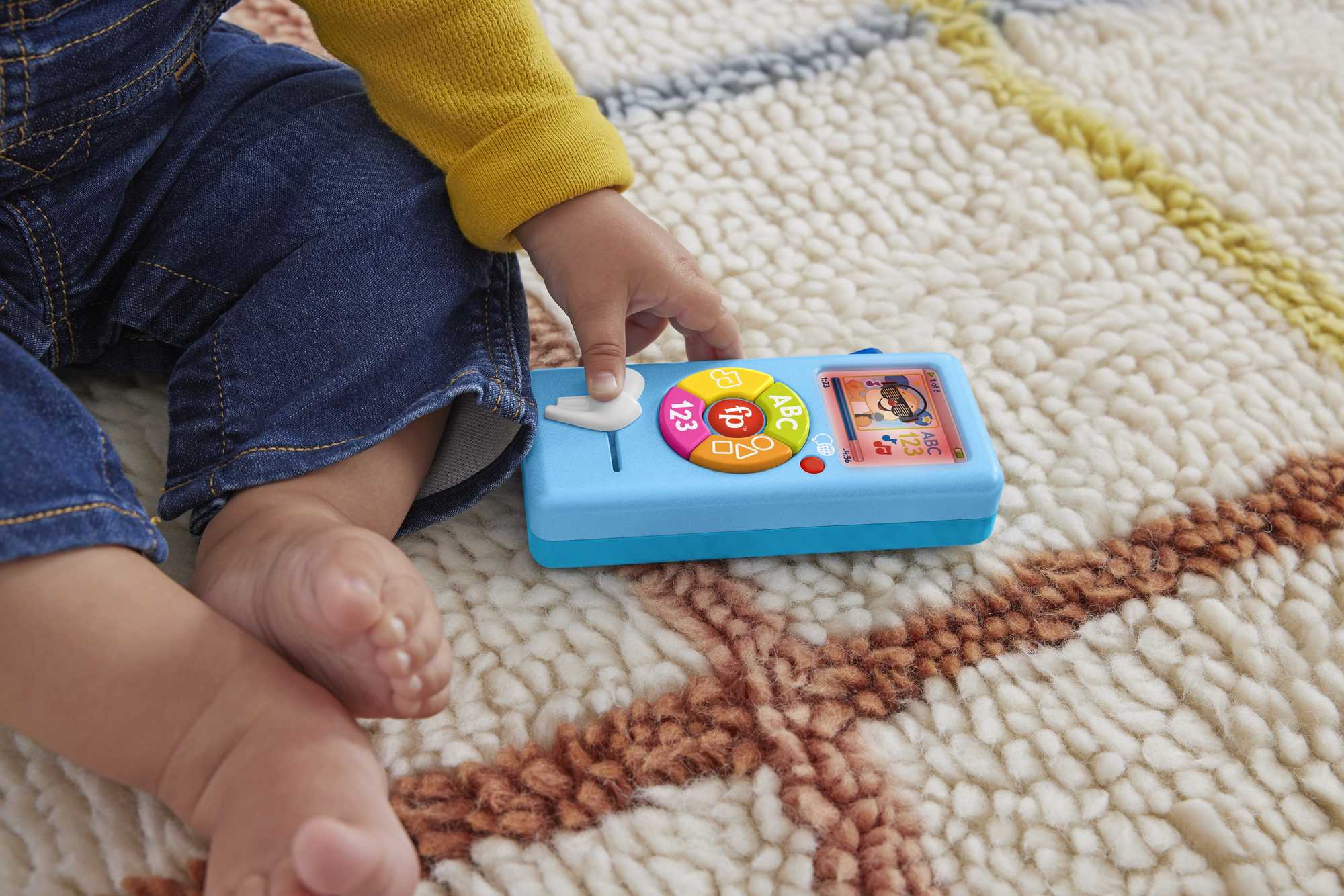 Fisher-Price „Ucz się i śmiej!” Odtwarzacz muzyczny 123 Zabawka edukacyjna dla dzieci Polska wersja językowa - Image 4