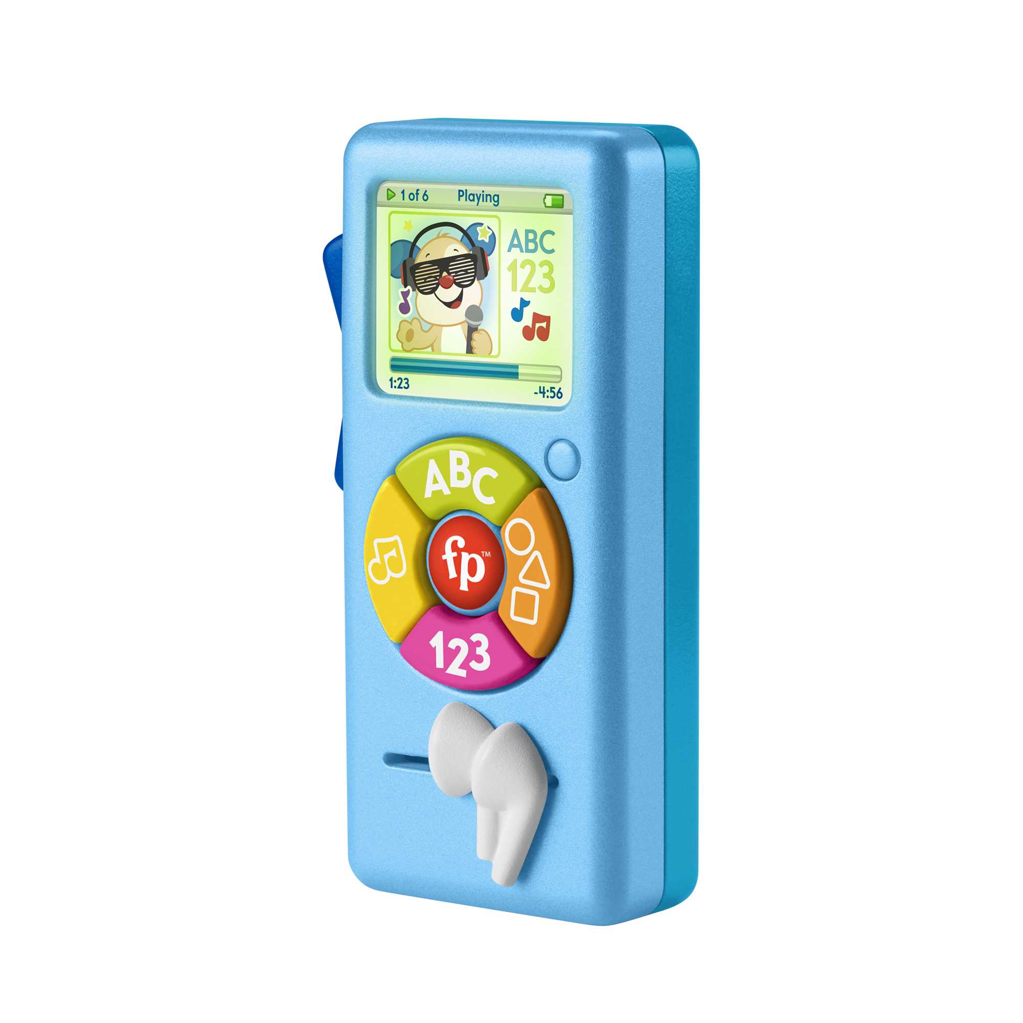 Fisher-Price „Ucz się i śmiej!” Odtwarzacz muzyczny 123 Zabawka edukacyjna dla dzieci Polska wersja językowa - Image 5