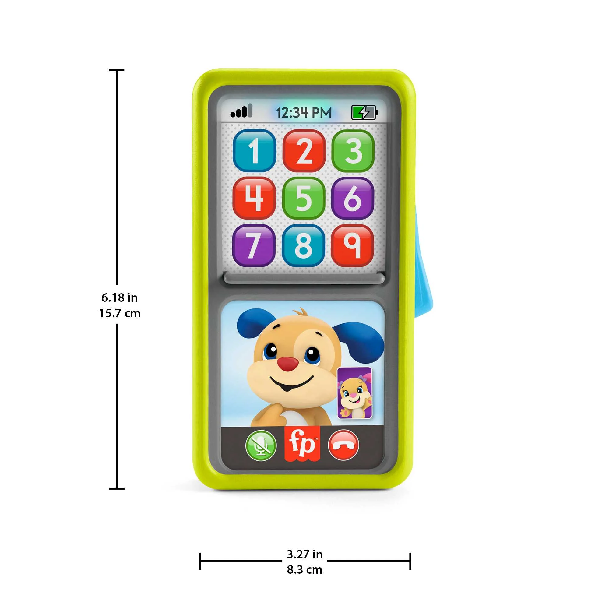 Fisher-Price „Ucz się i śmiej!” Smartfonik 2 w 1 „Przesuwaj i ucz się” - Image 5