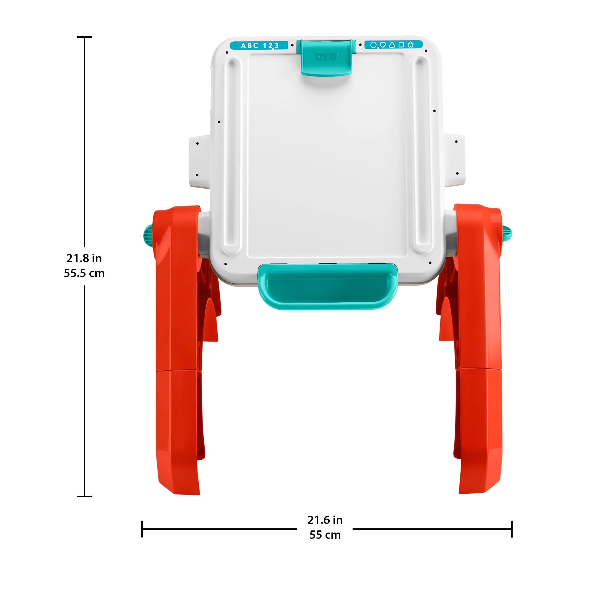 Fisher-Price „Ucz się i śmiej!” Stoliczek edukacyjny – Sztaluga 4 w 1 Edukacyjny stolik dla dzieci Zabawka interaktywna 6–36 mies. Wersja wielojęzykowa - Image 5