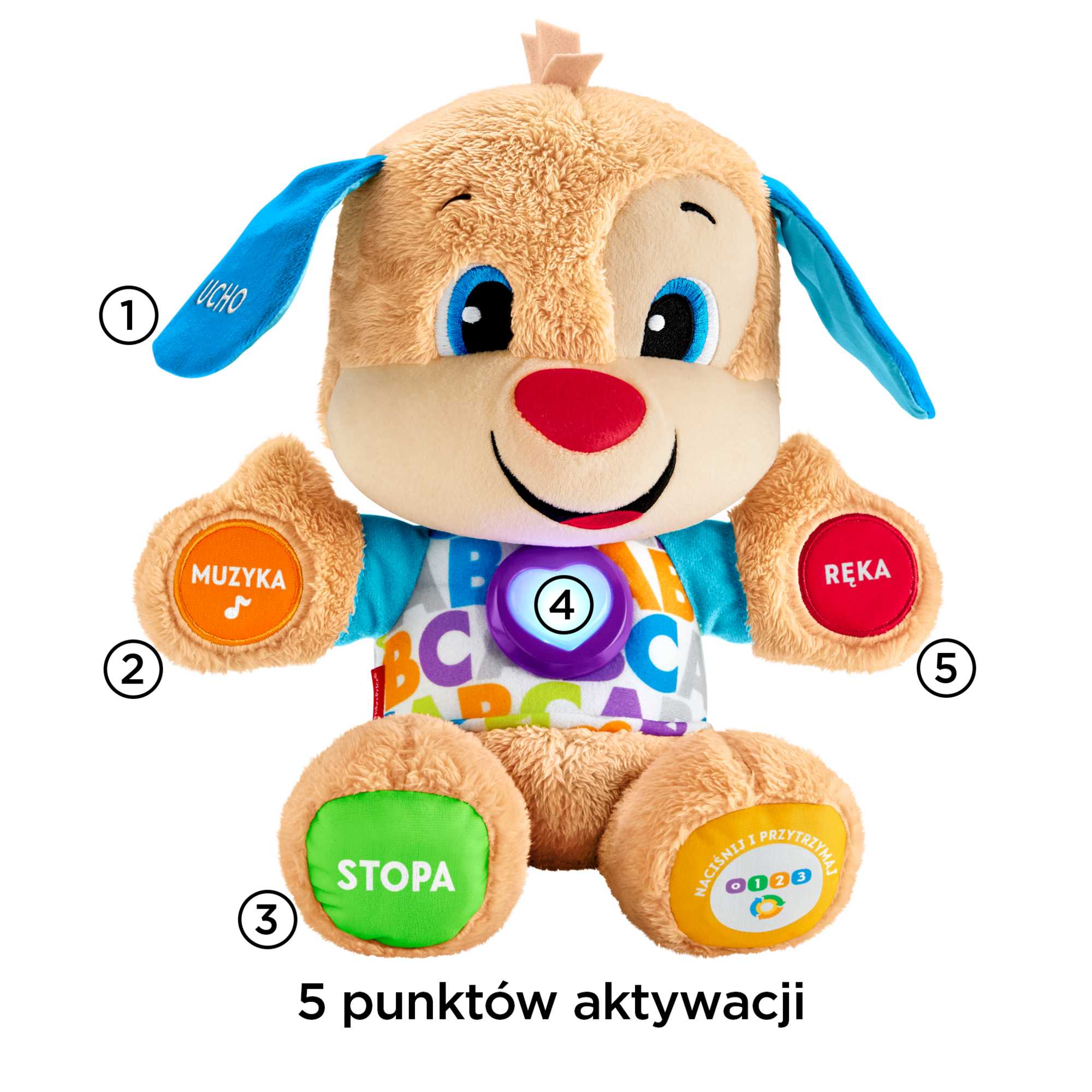 Fisher-Price® „Ucz się i śmiej!“ Szczeniaczek Uczniaczek „Poziomy nauki“ - Image 4