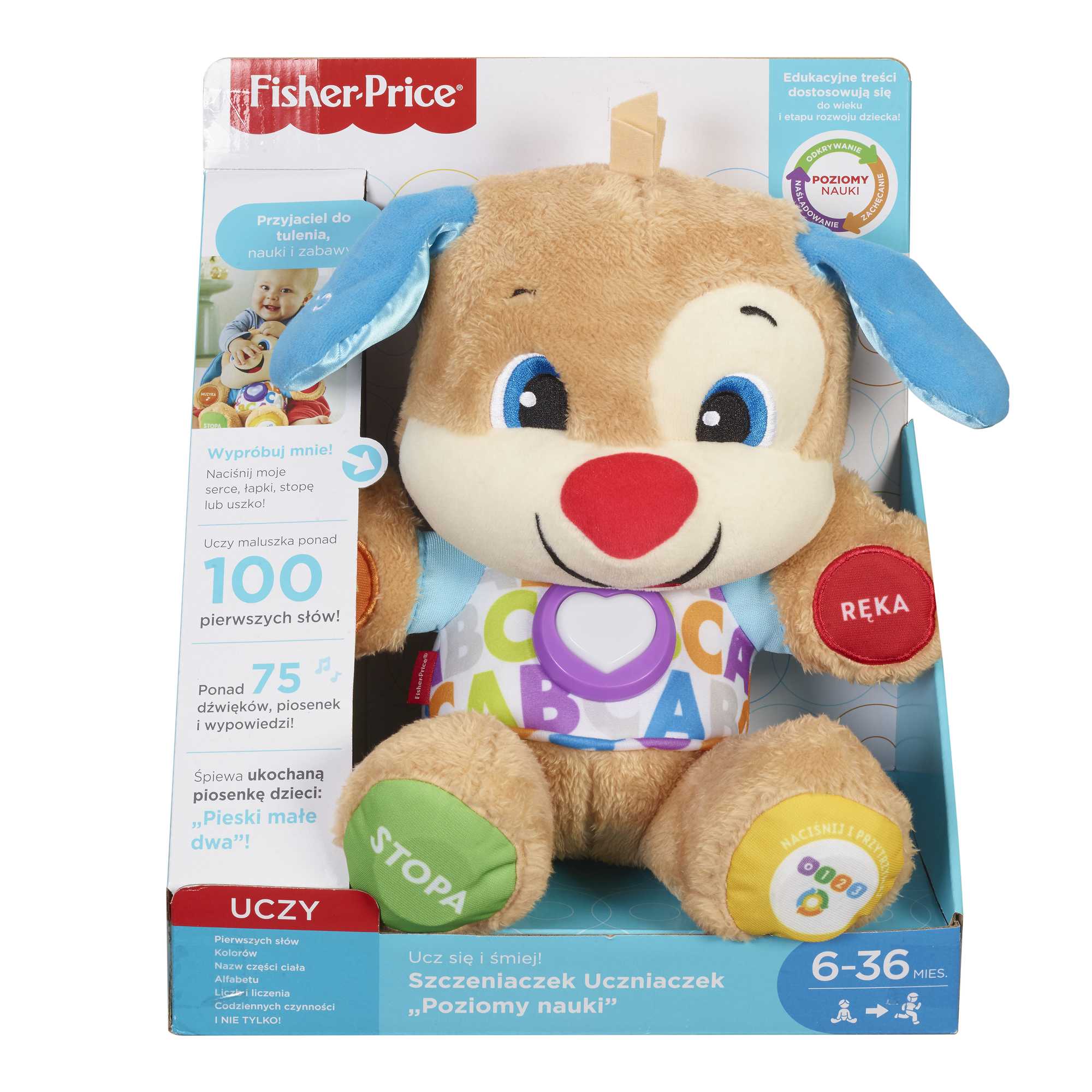 Fisher-Price® „Ucz się i śmiej!“ Szczeniaczek Uczniaczek „Poziomy nauki“ - Image 6