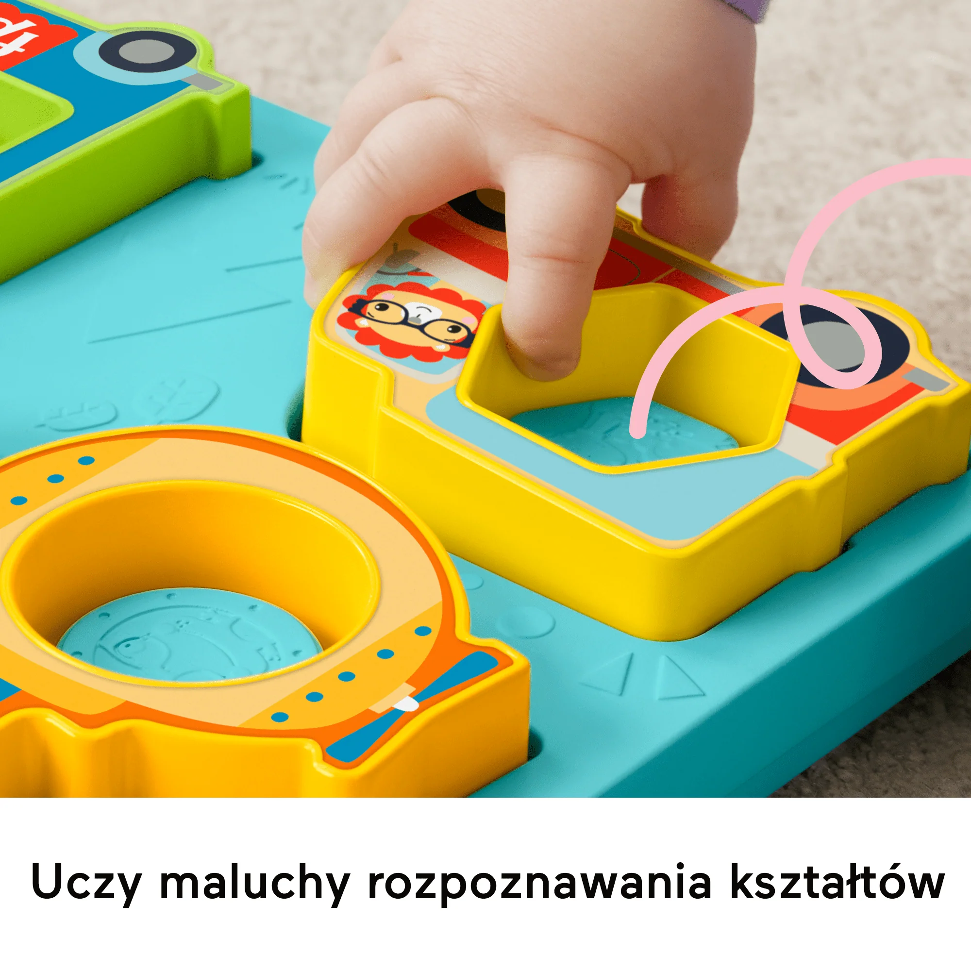 Fisher-Price Układanka puzzle „Pojazdy i kształty” – Światła i dźwięki - Image 5
