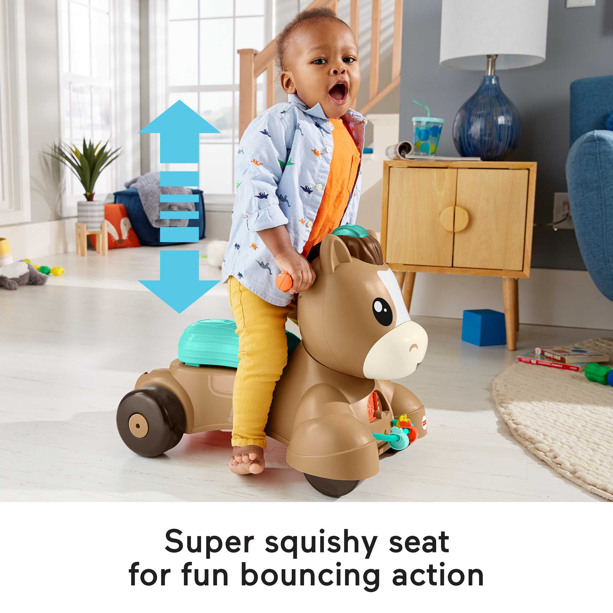Fisher-Price Walk, Bounce & Ride Pony - Image 3